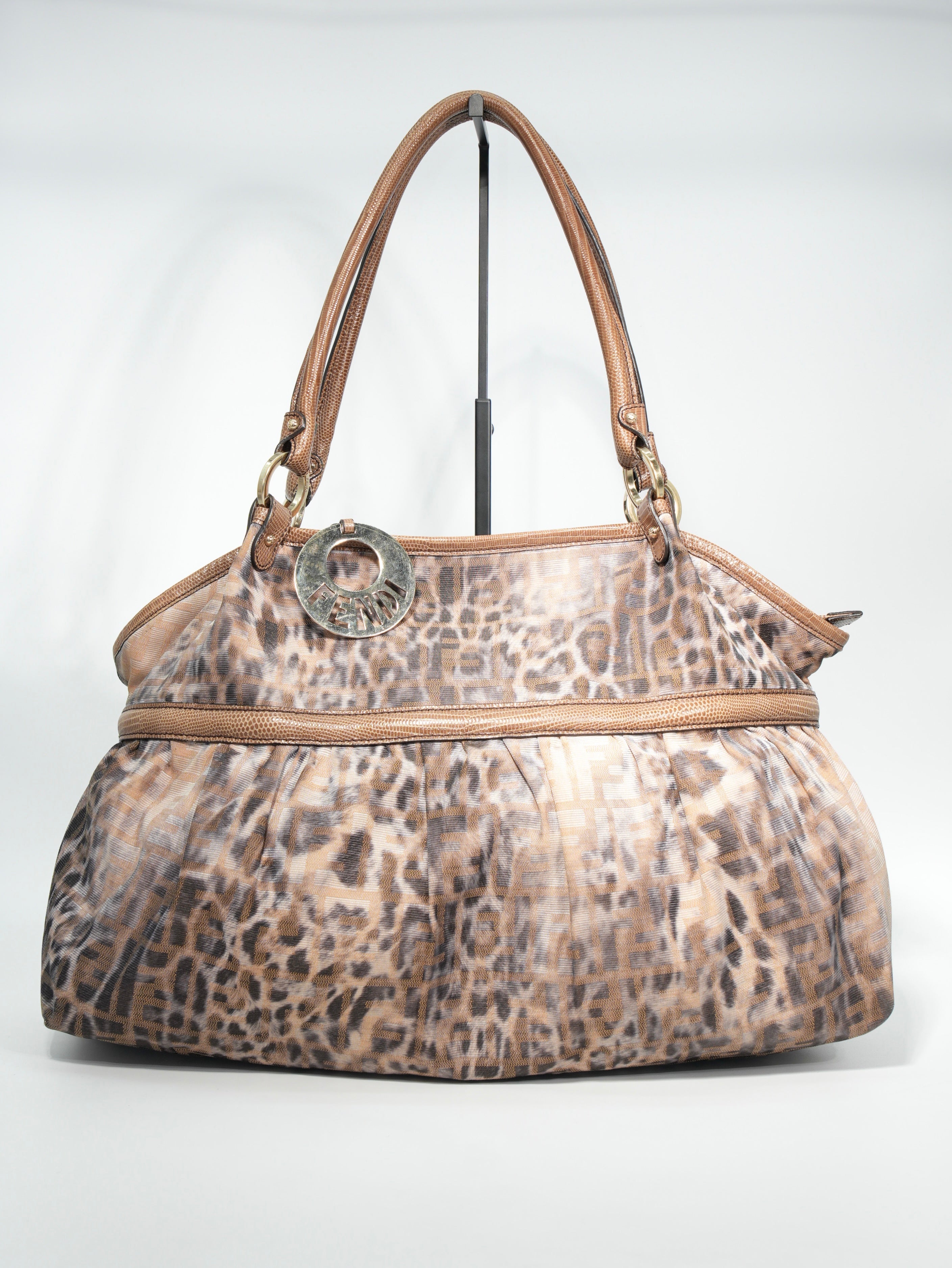 Fendi Tote Chef Leopard