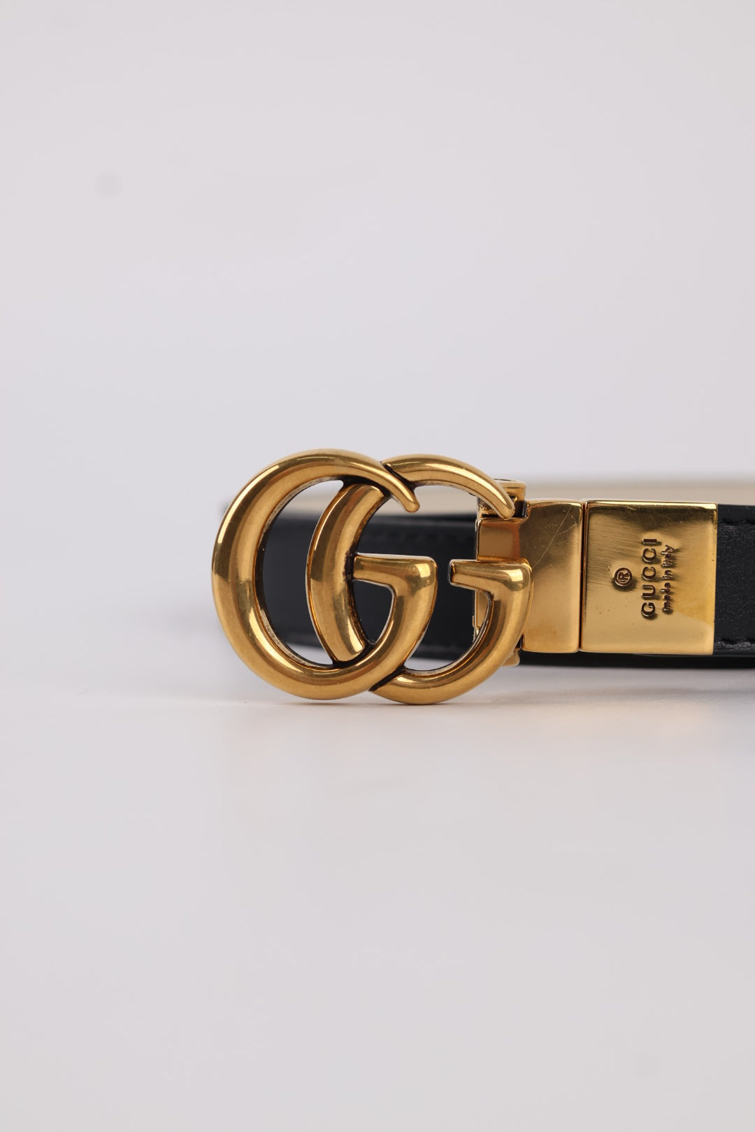 Gucci Cintura Marmont 2cm Reversibile