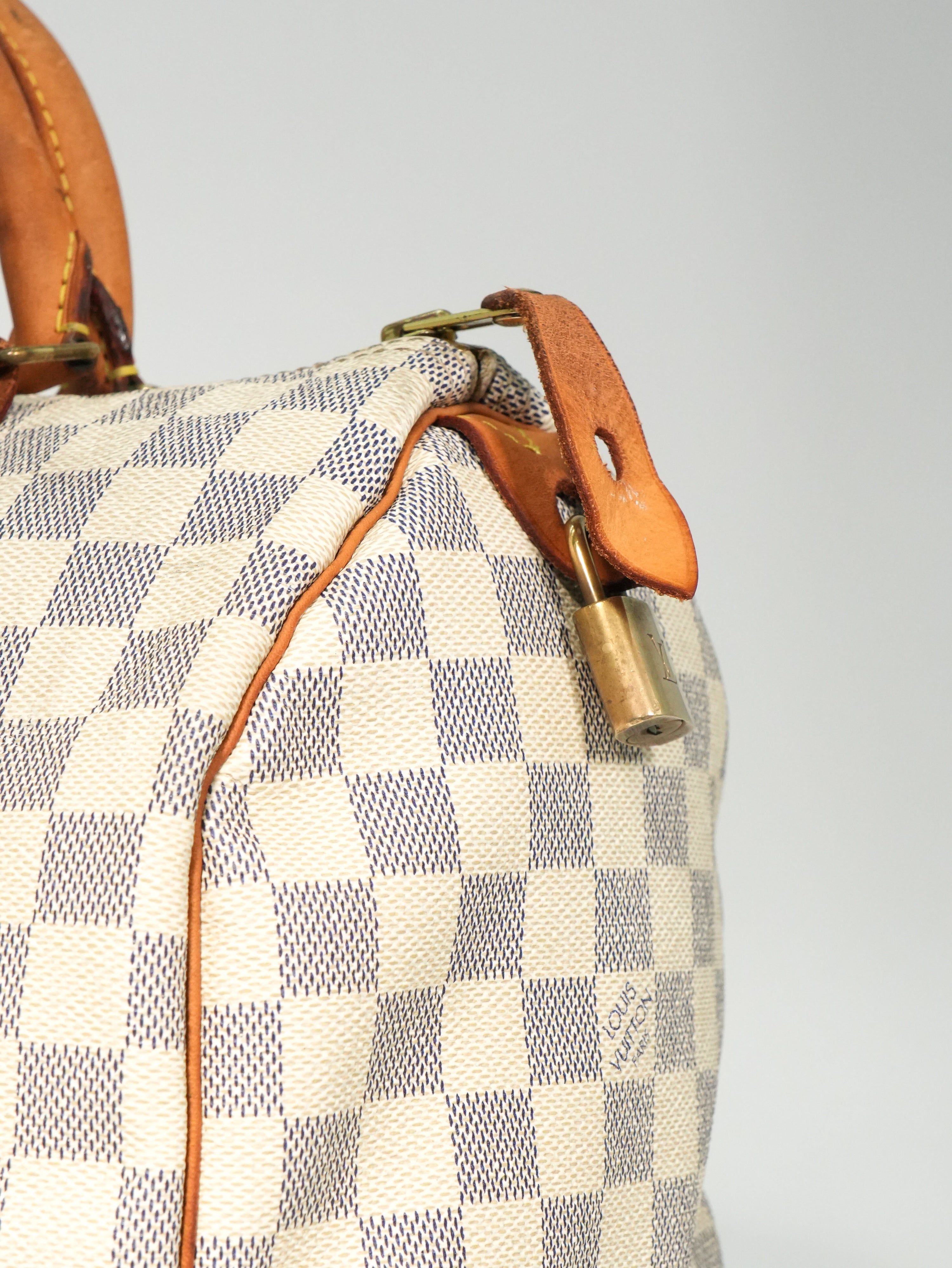 Louis Vuitton Speedy 30 Damier Azur