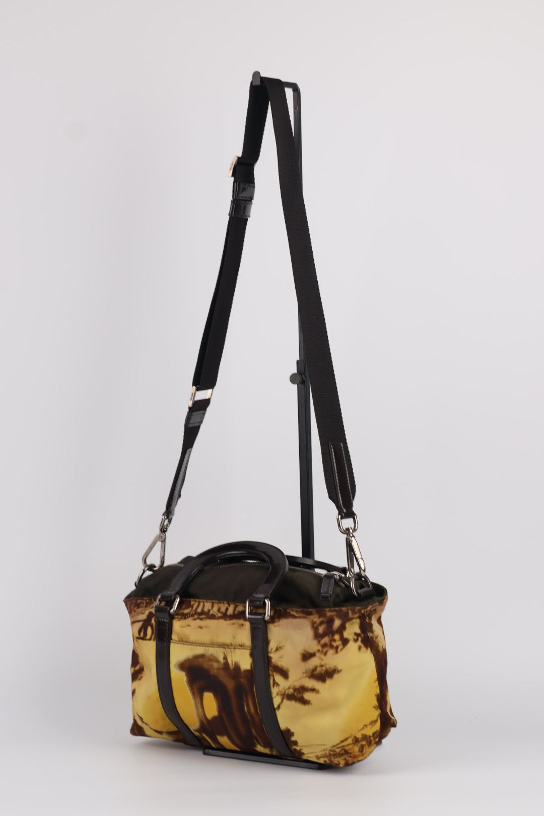 Prada boston Elephant Bag