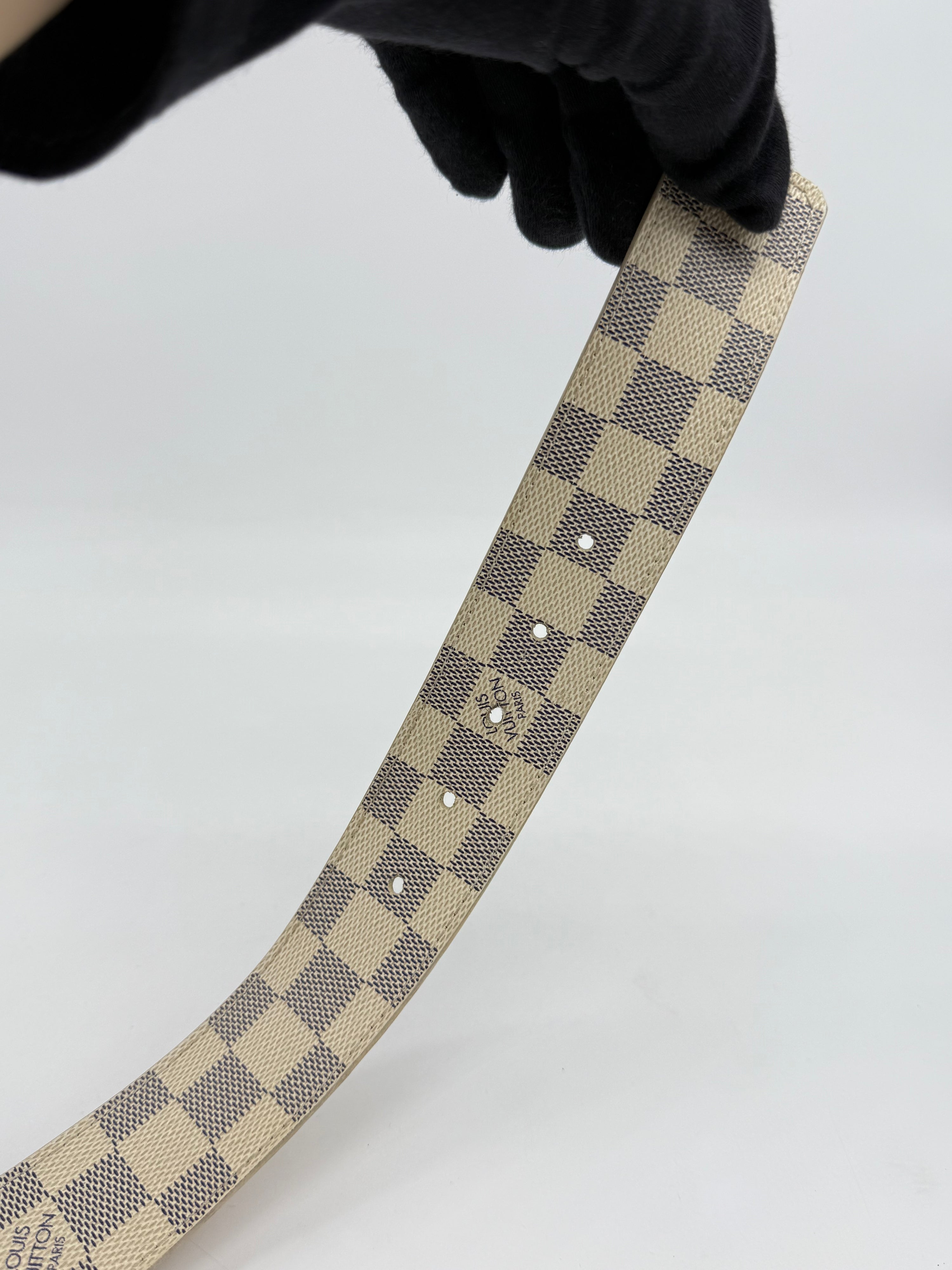 Louis Vuitton Cintura Initiales Damier Azur