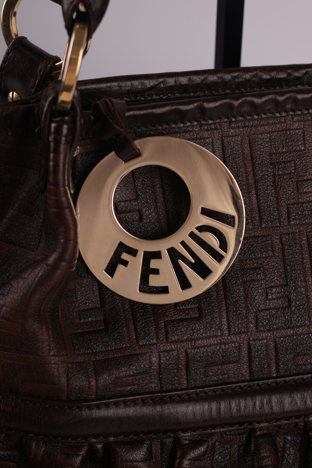 Fendi Tote Chef in Pelle FF Logo