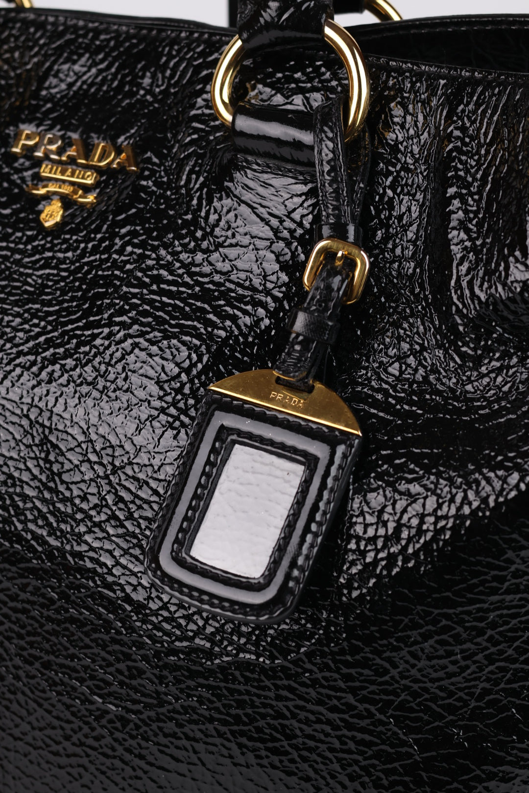 Prada Tote in Pelle Verniciata