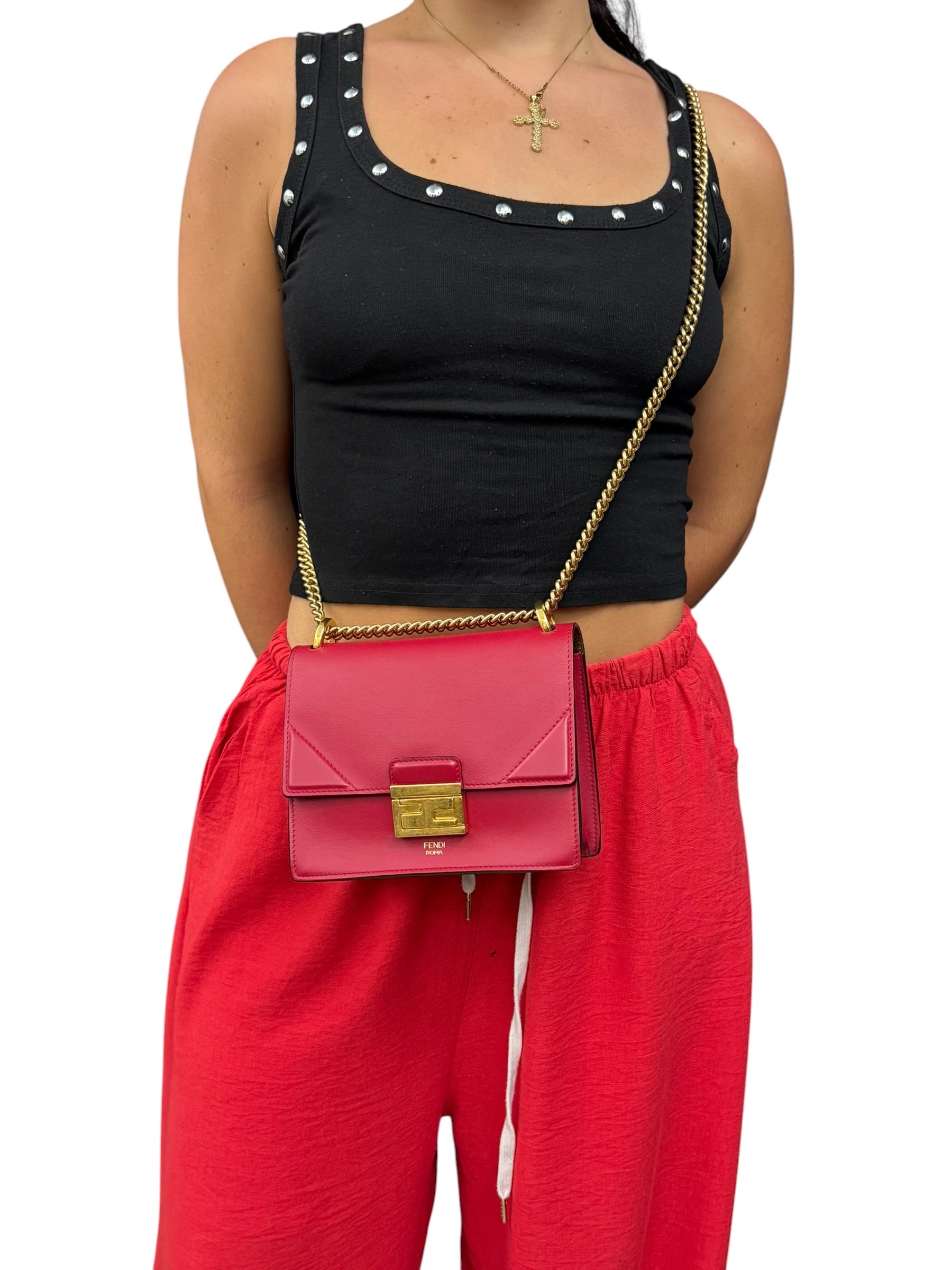 Fendi Kan Small in Pelle