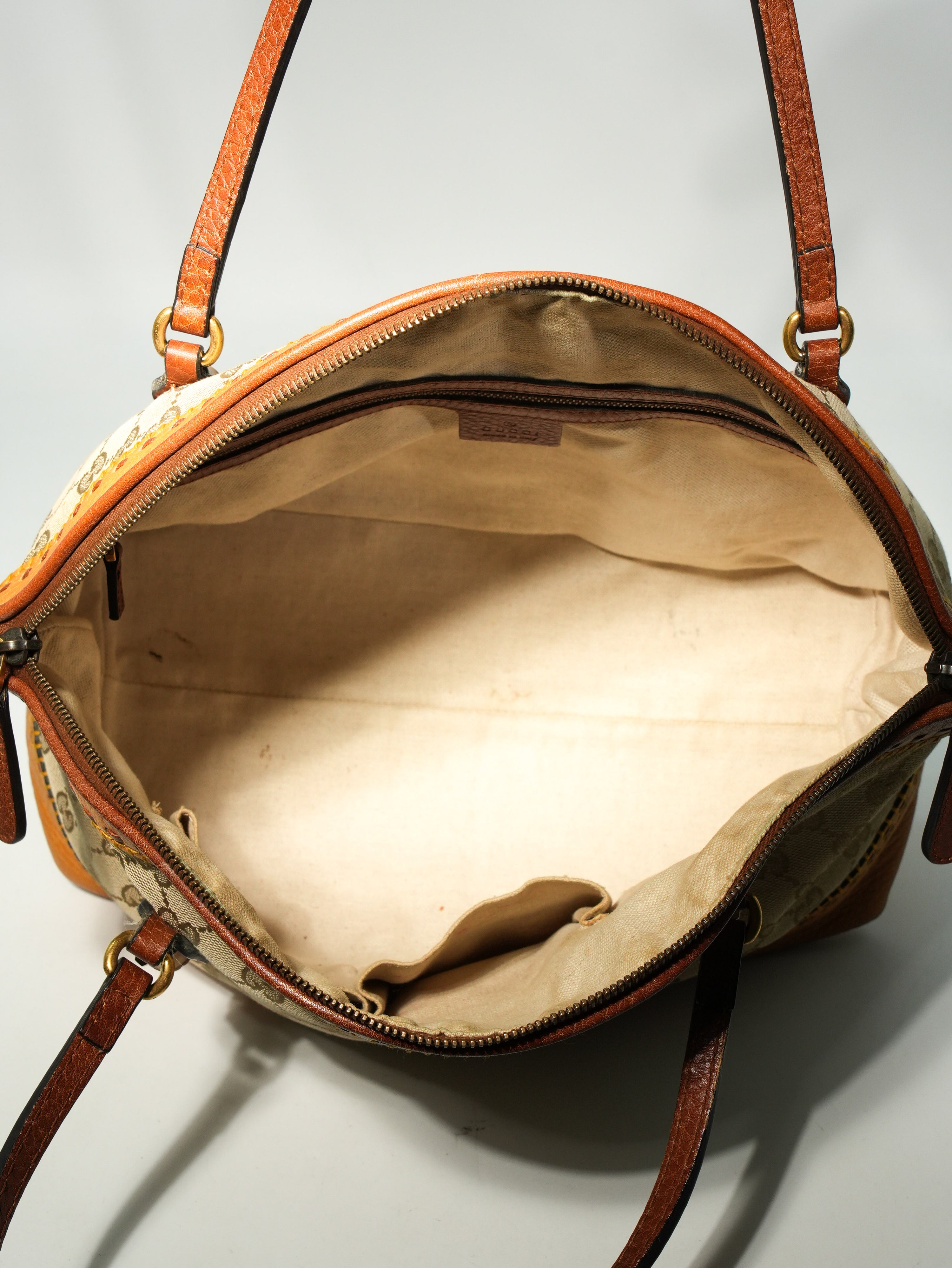 Gucci Tote Bamboo GG Wave