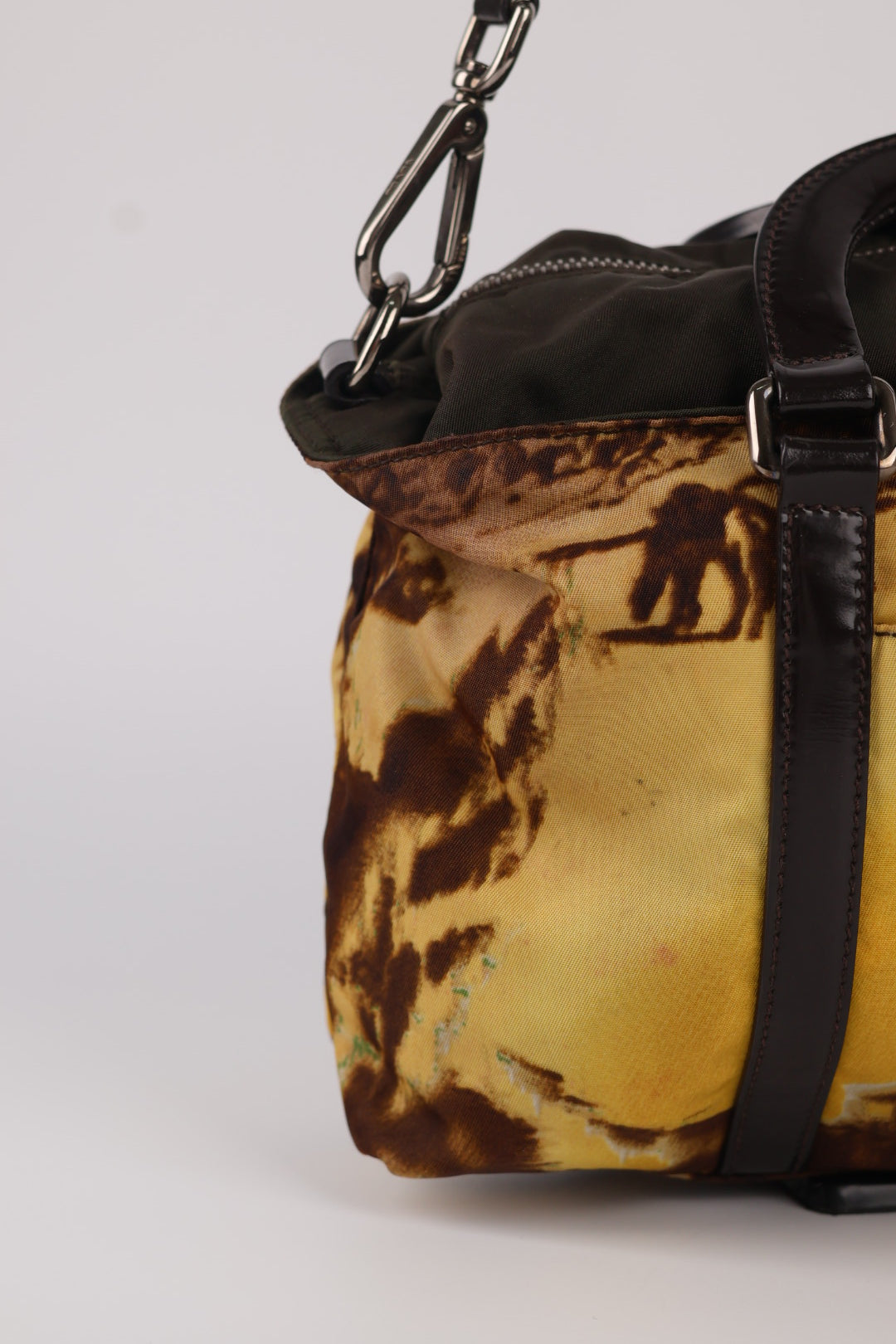 Prada boston Elephant Bag