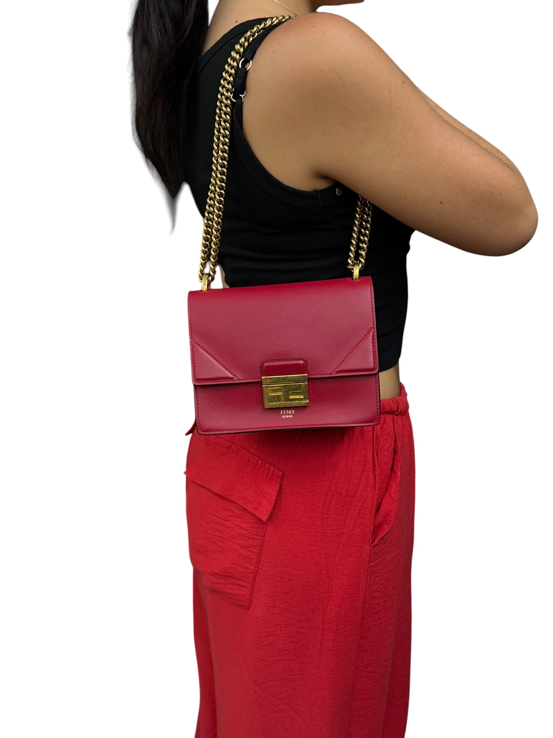 Fendi Kan Small in Pelle