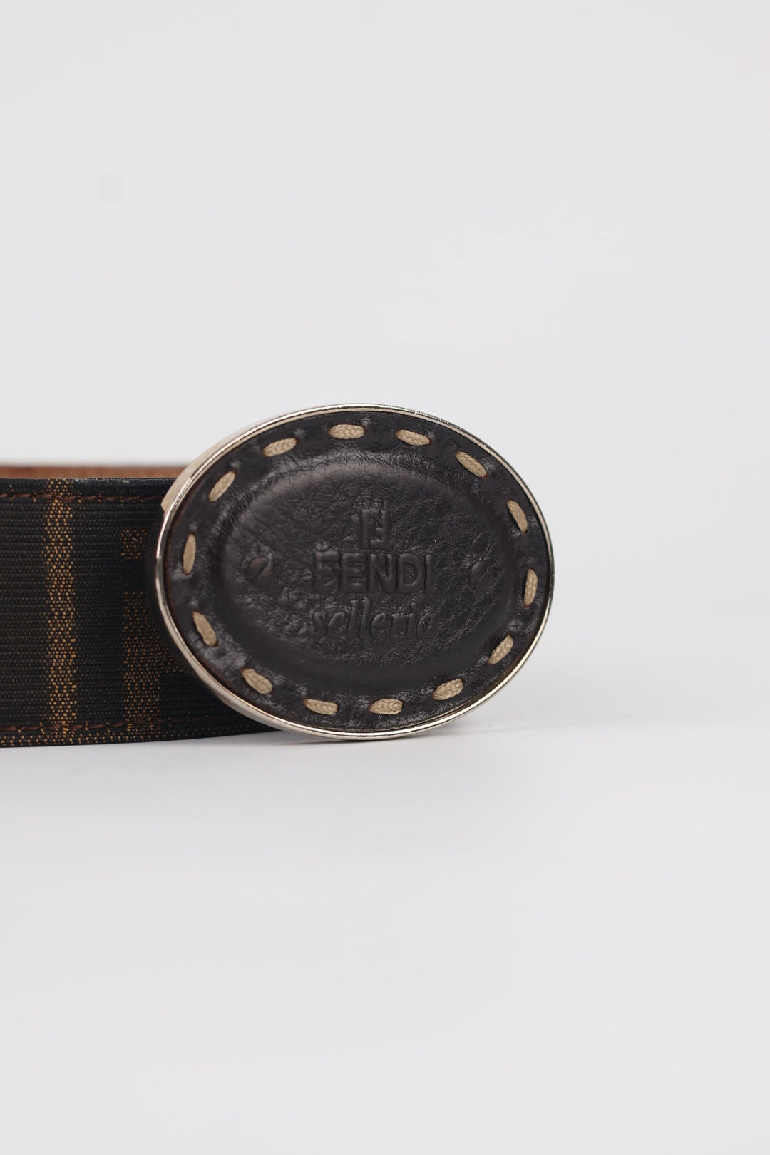 Fendi Cintura FF Logo Selleria