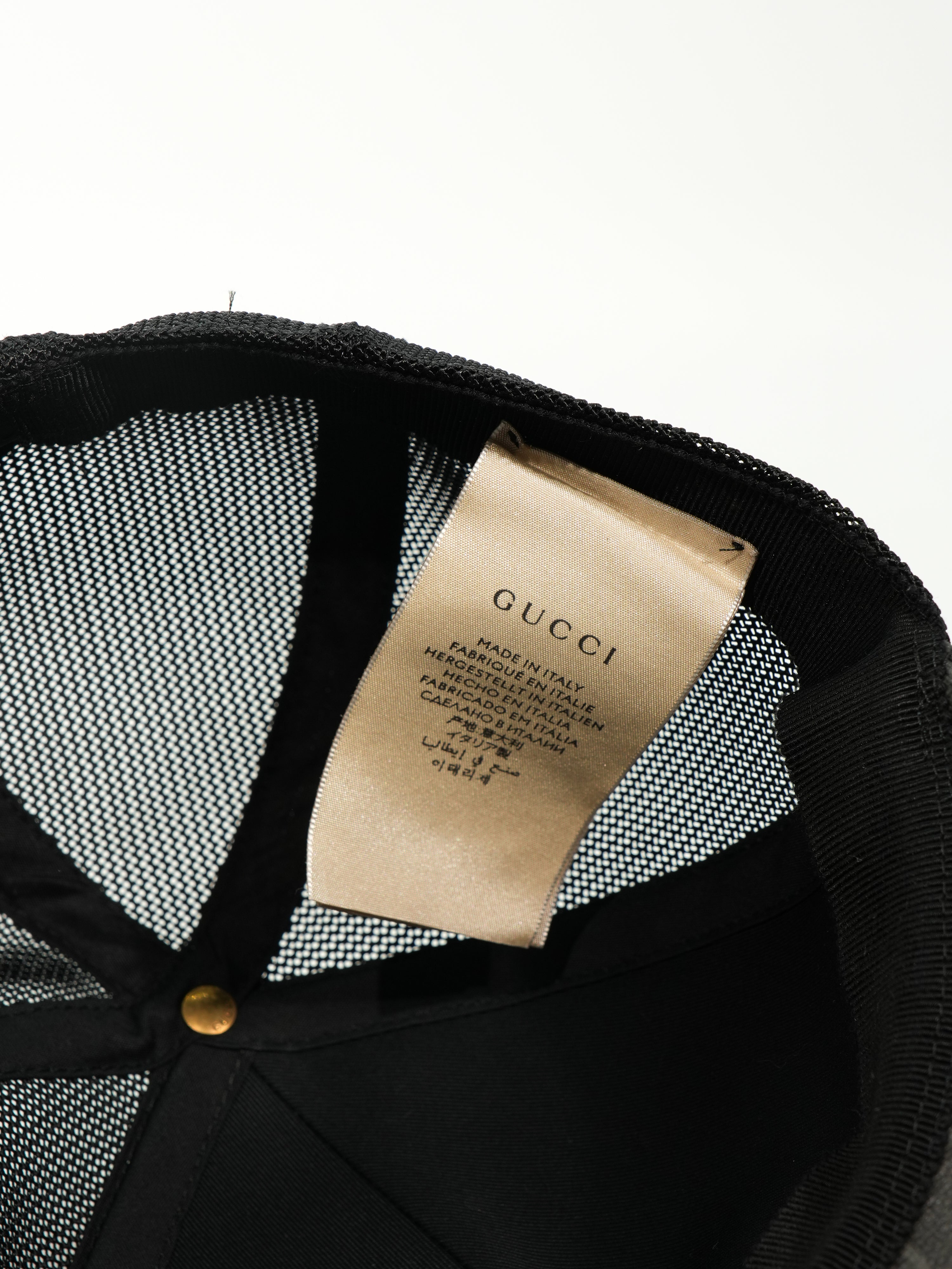 Gucci Cappello Baseball Kingsnake