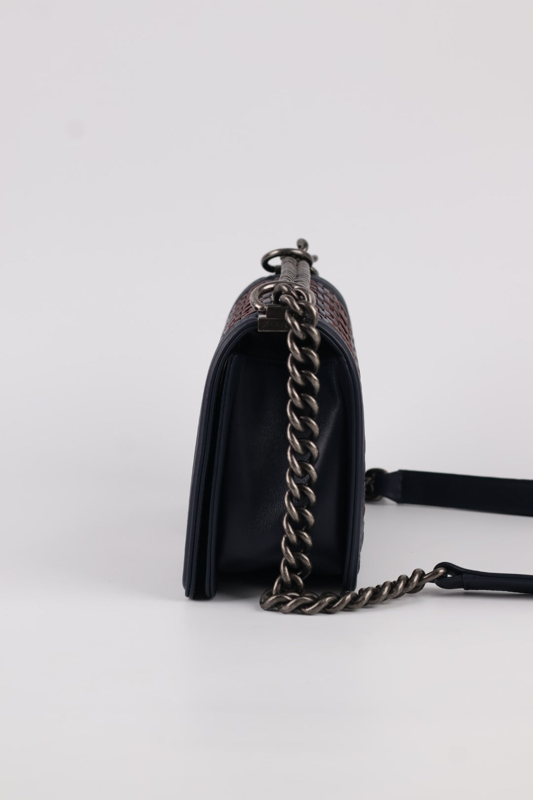 Chanel Boy in Pelle Intrecciata