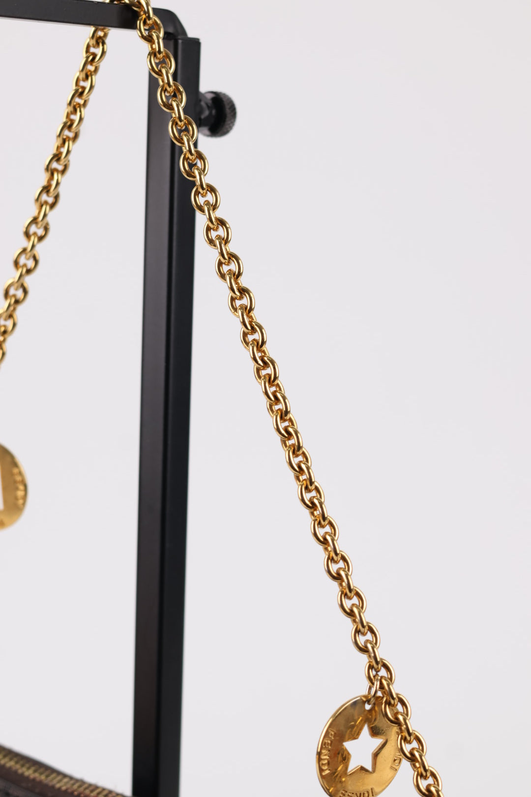 Fendi Chain Pochette FF Logo