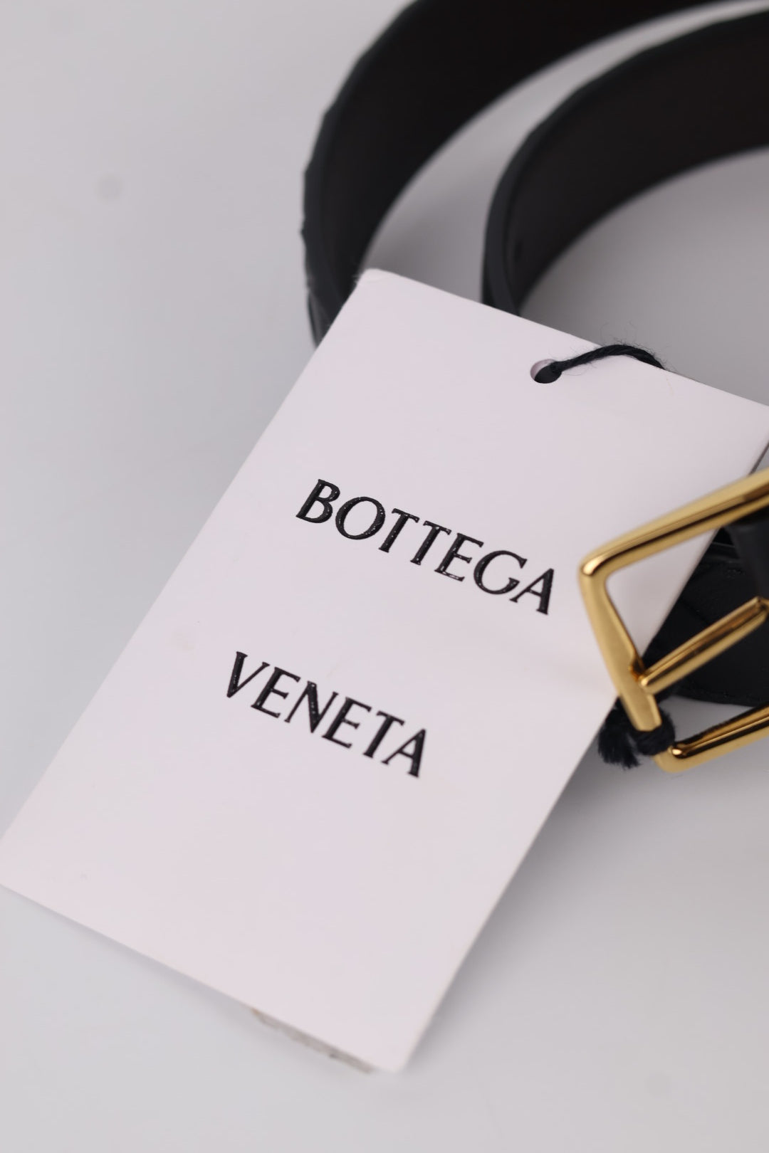 Bottega Veneta Cintura in Pelle Intrecciata
