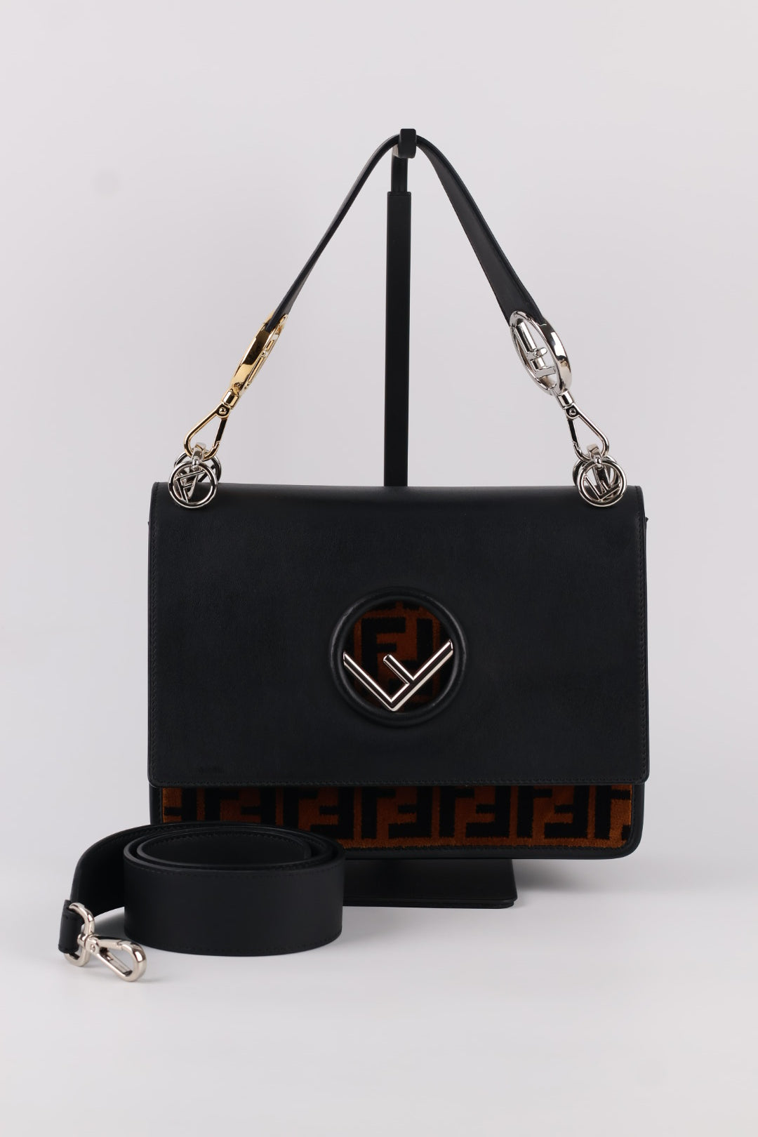 Fendi Kan FF Pelle e Velvet