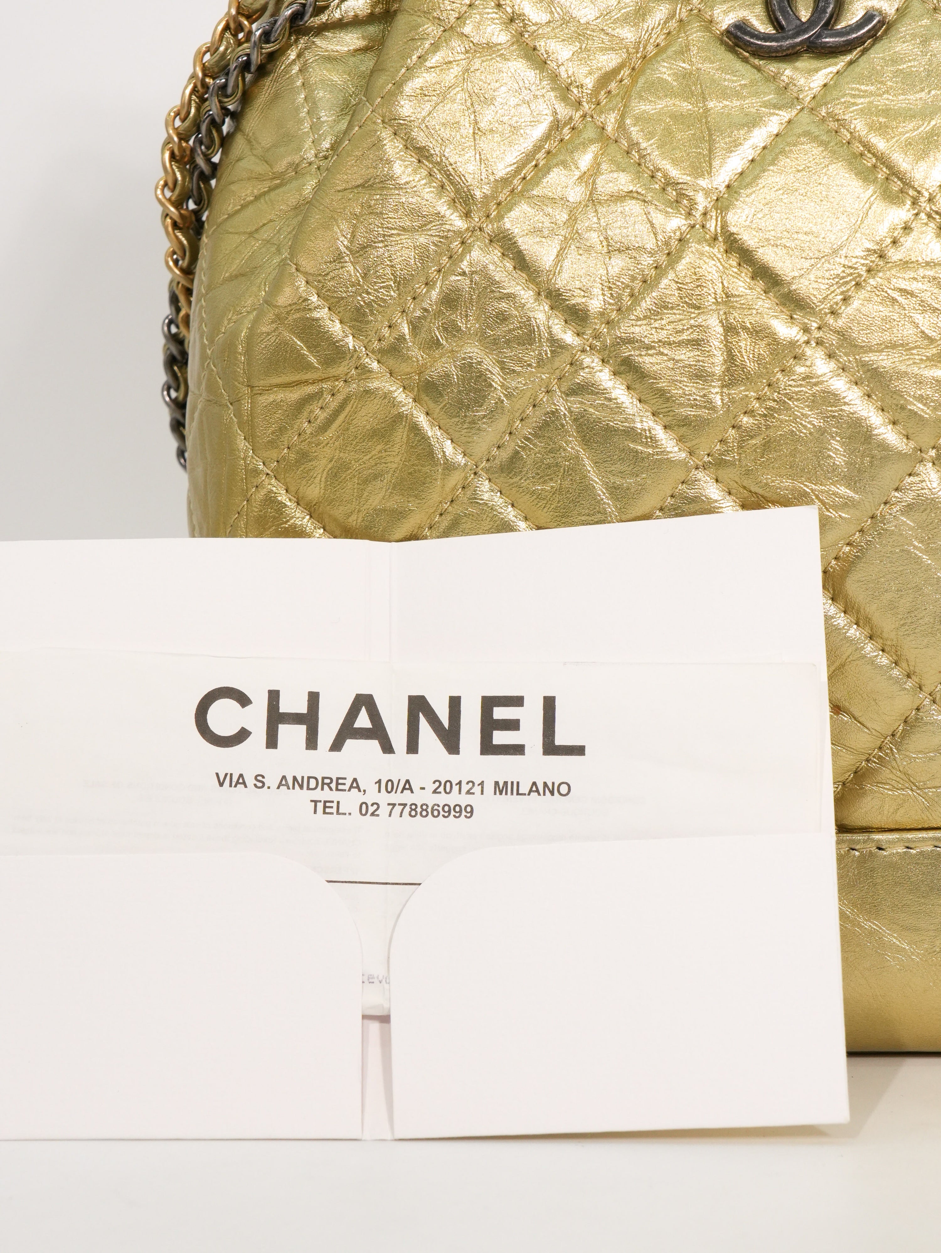 Chanel Zaino Gabrielle Gold