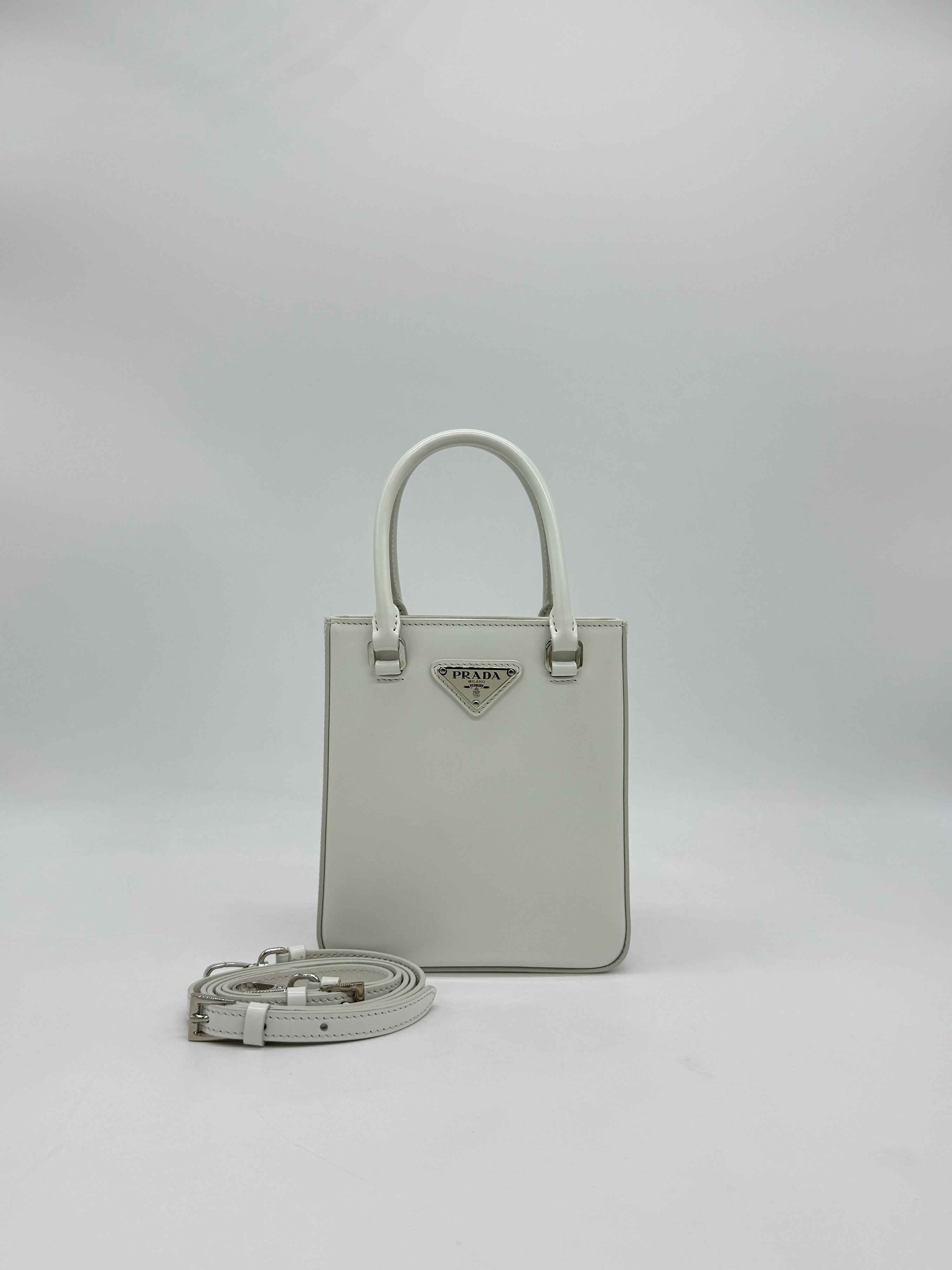 Prada Mini Tote Bag Spazzolata