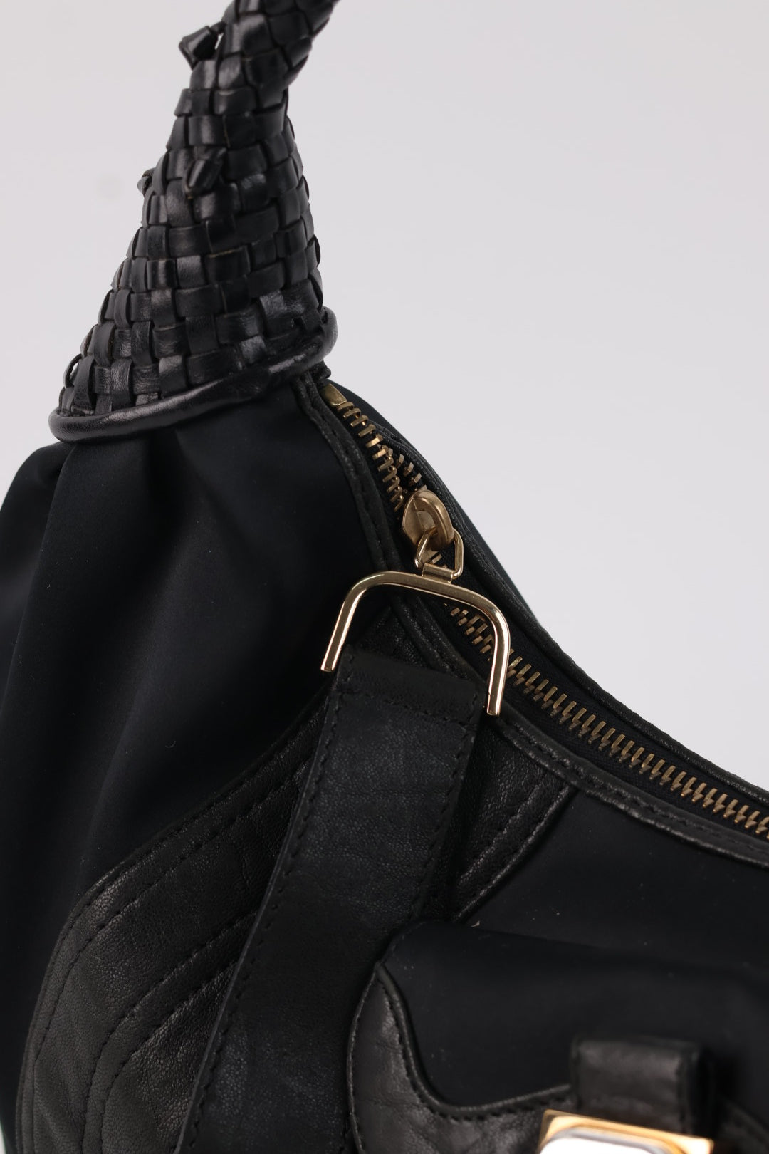 Fendi Hobo Nylon & Pelle