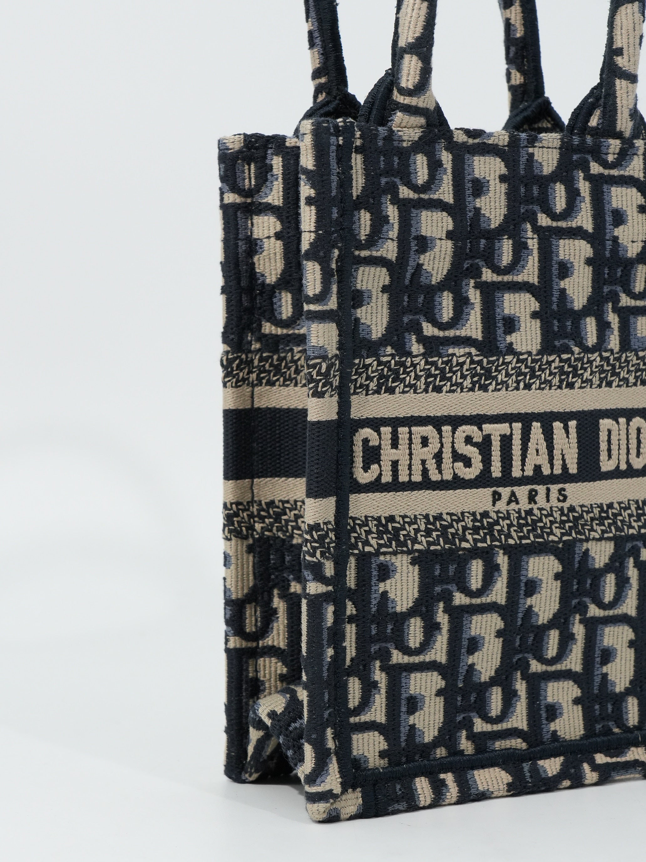 Dior Mini Book Tote in Jacquard Oblique