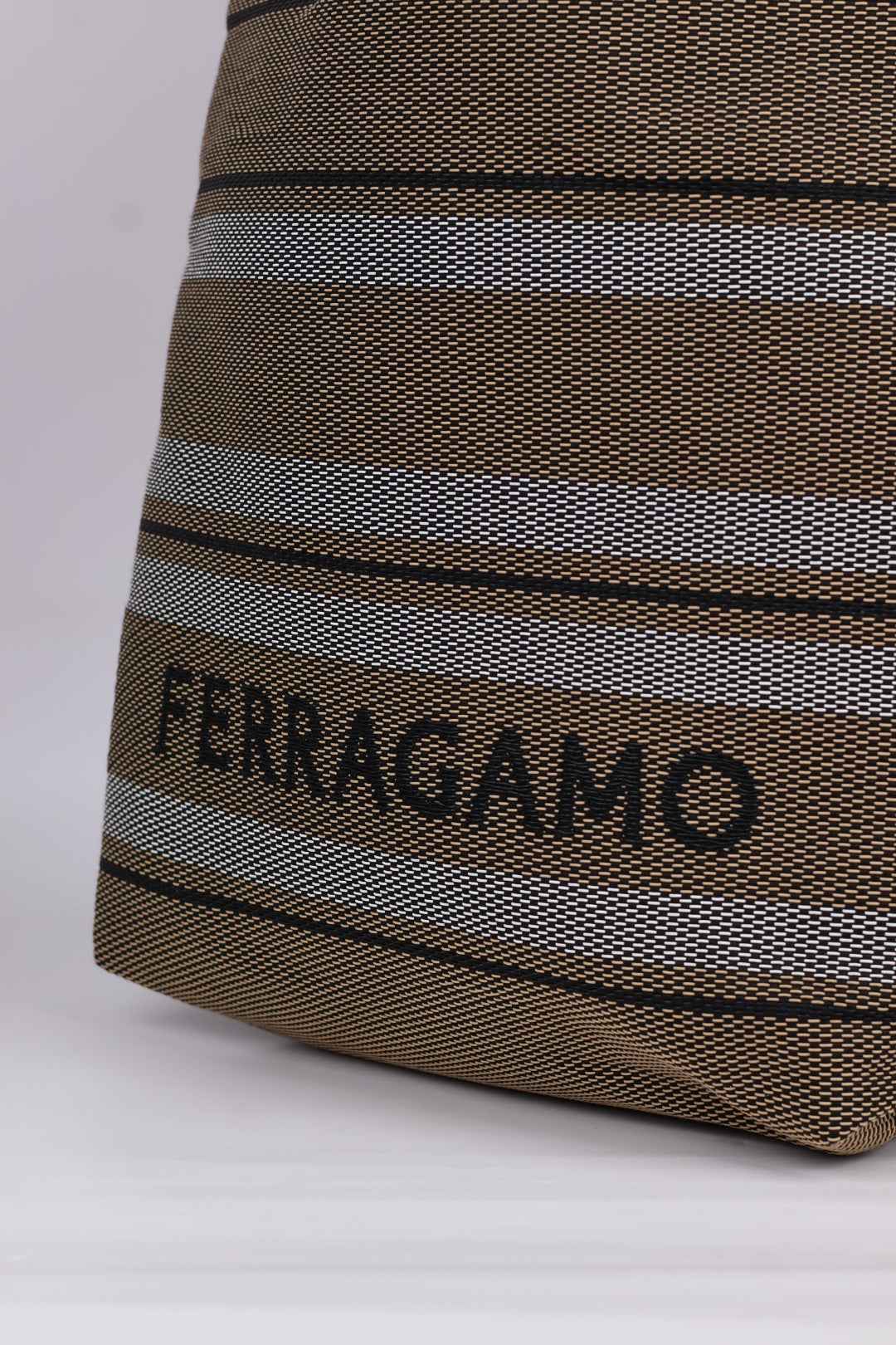 Ferragamo Tote Canvas Large
