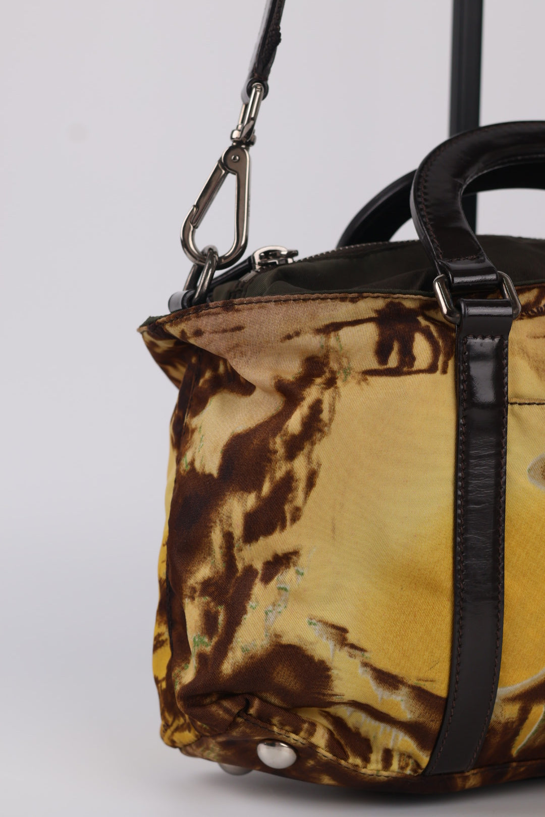 Prada boston Elephant Bag