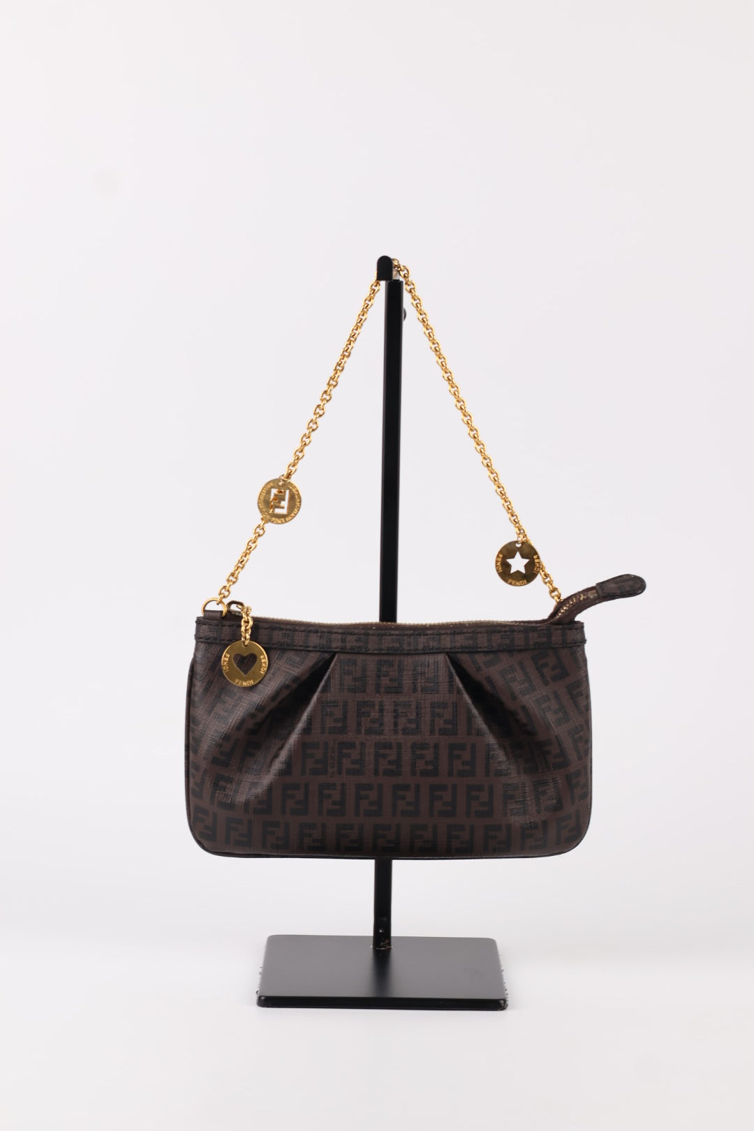 Fendi Chain Pochette FF Logo