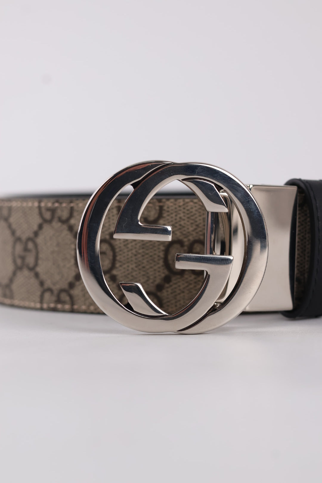 Gucci Cintura Interlocking GG Supreme