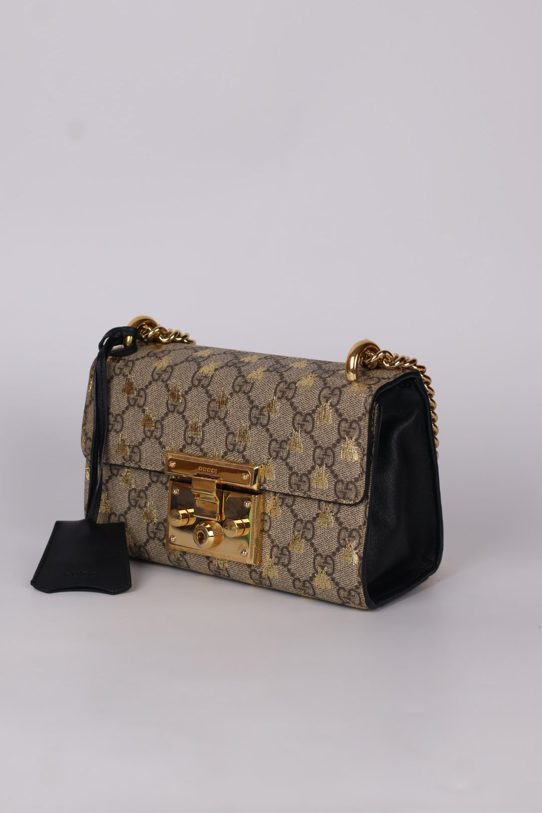 Gucci Padlock Chain Bee GG Supreme