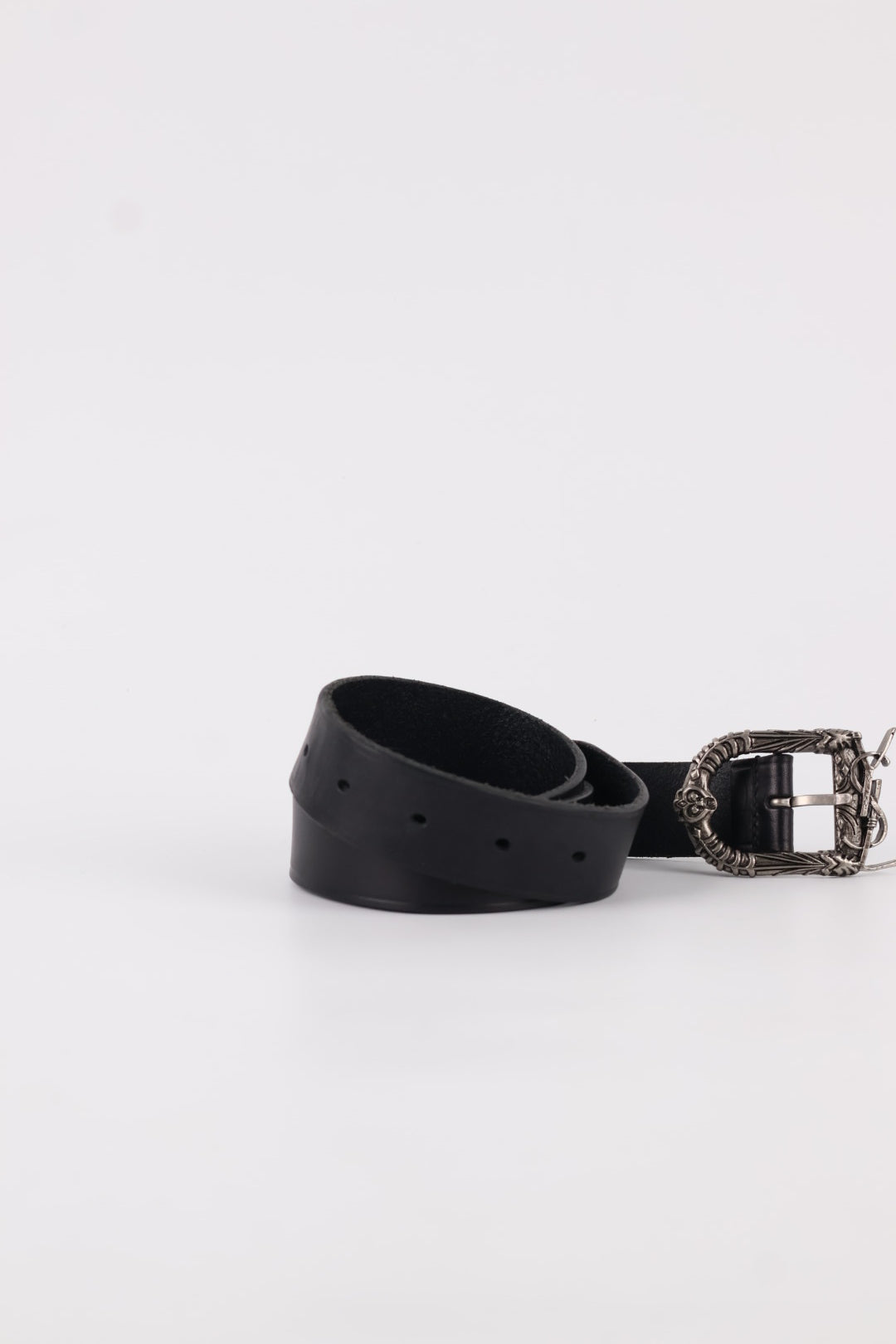 Saint Laurent Cintura Cassandre in Pelle