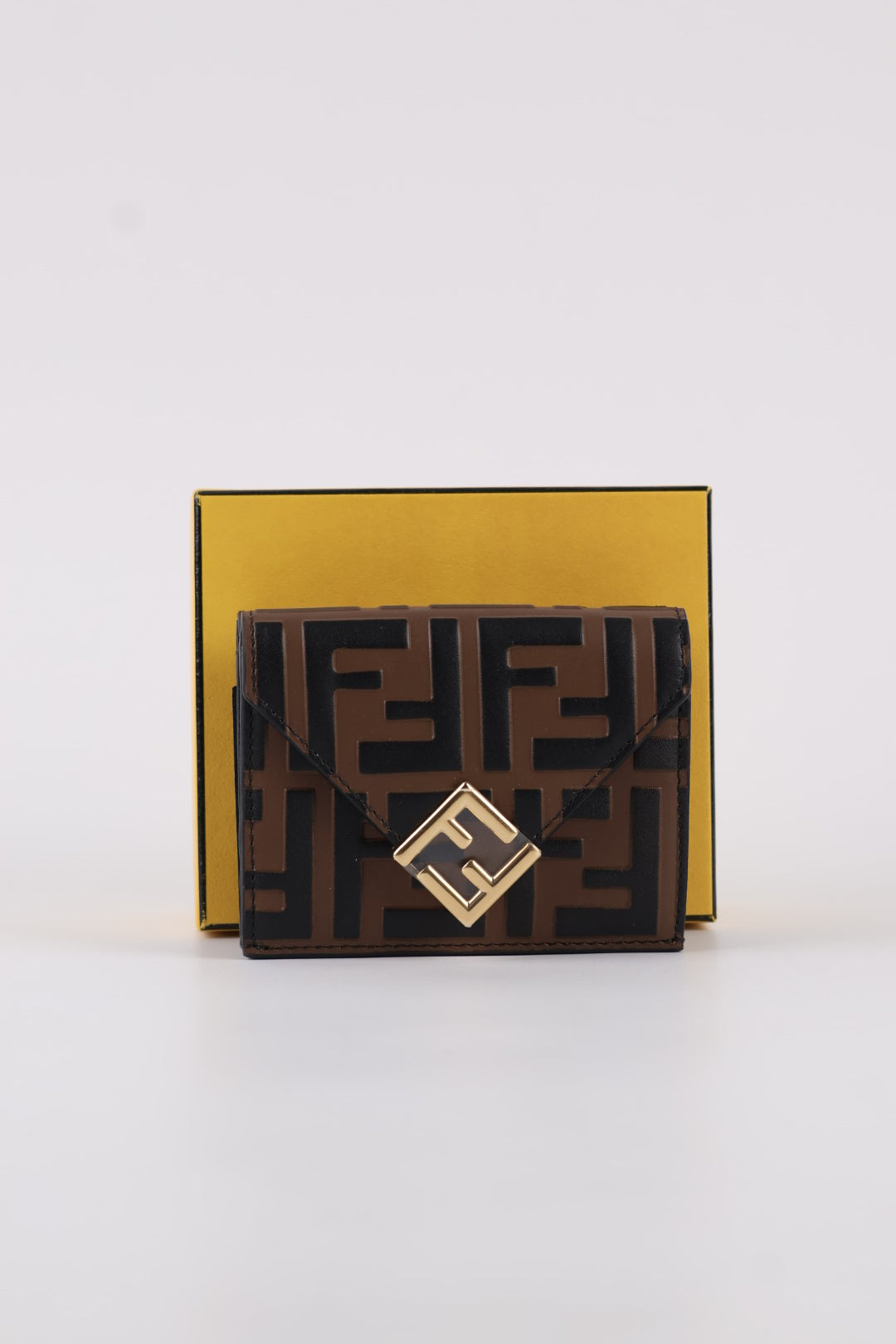 Fendi Portafoglio Compatto FF Diamonds