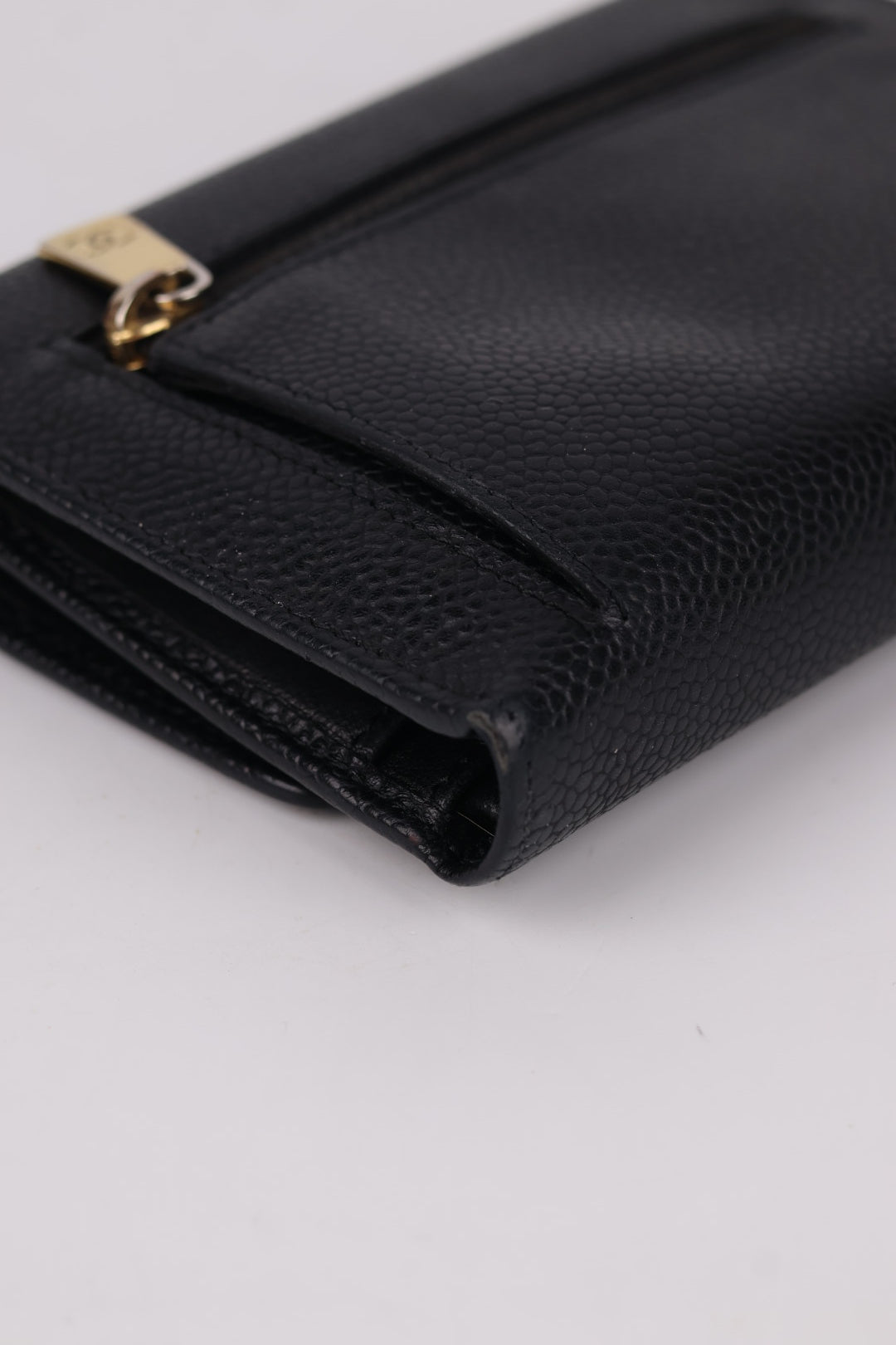 Chanel Portafoglio compatto Caviar
