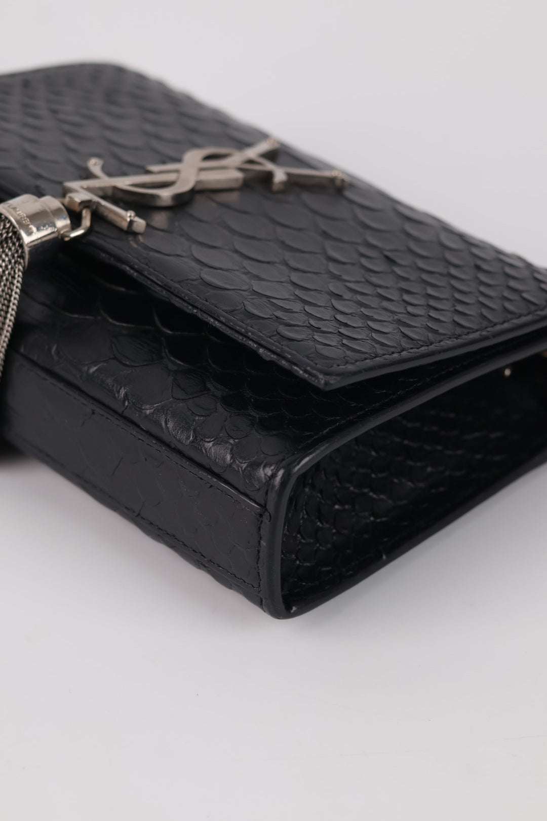 Saint Laurent Kate Mini Pitone con Nappa