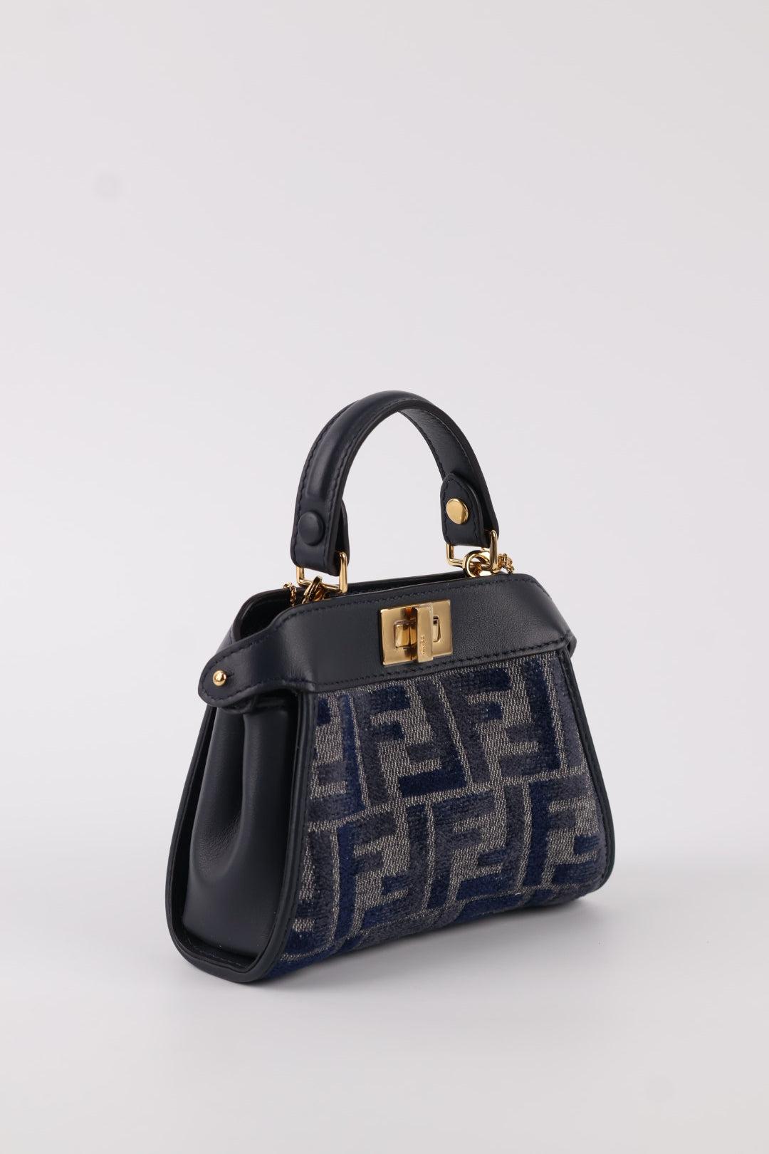Fendi Nano Peekaboo FF Logo