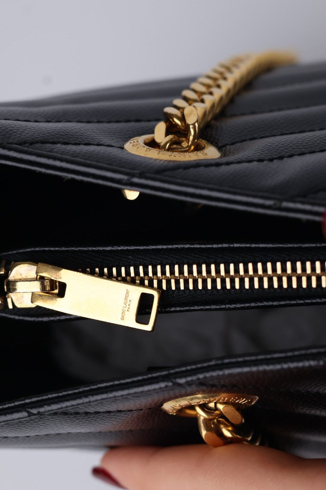 Saint Laurent Tote Grain De Poudre