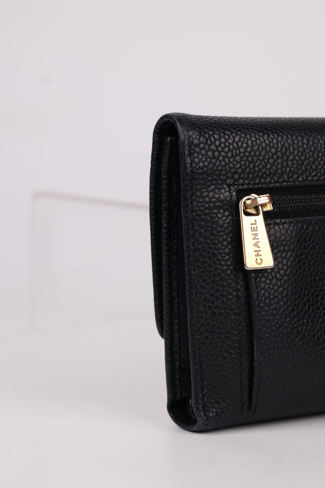 Chanel Portafoglio compatto Caviar