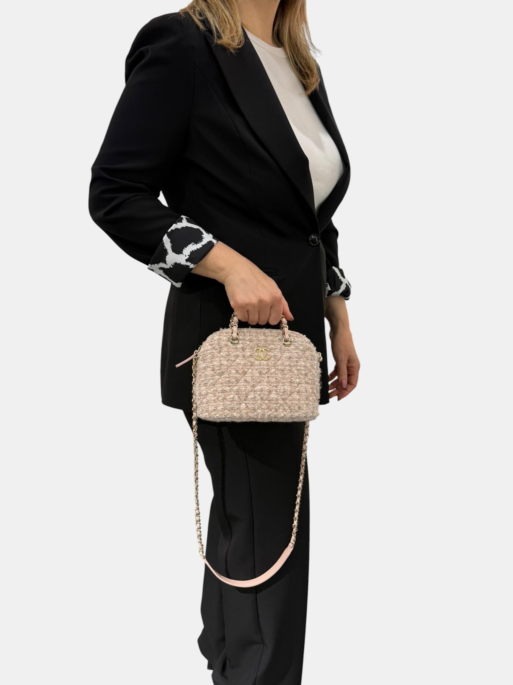 Chanel Coco Dome Tweed