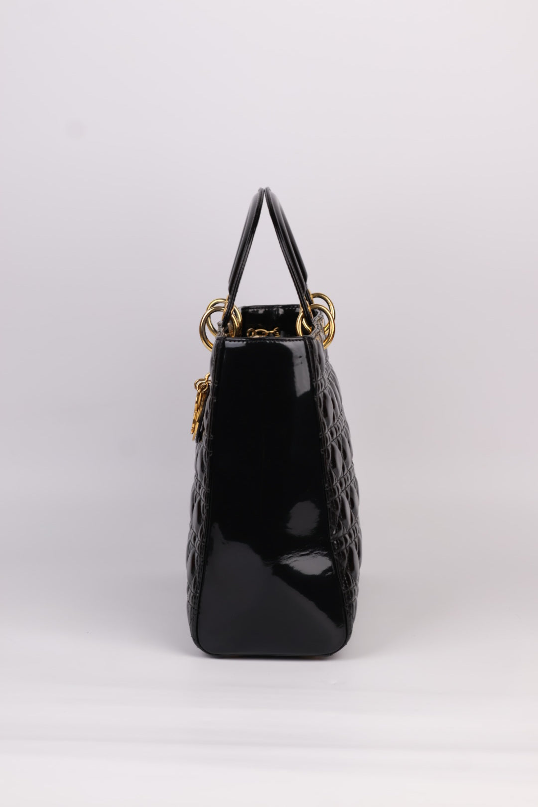 Lady Dior Large Vernis