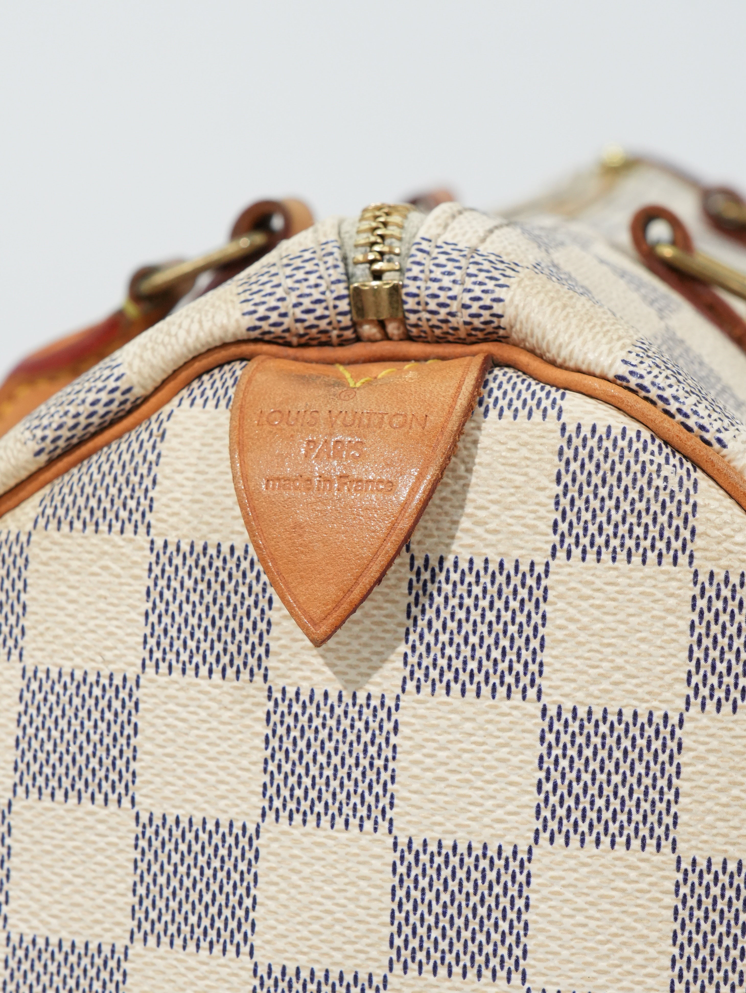 Louis Vuitton Speedy 30 Damier Azur