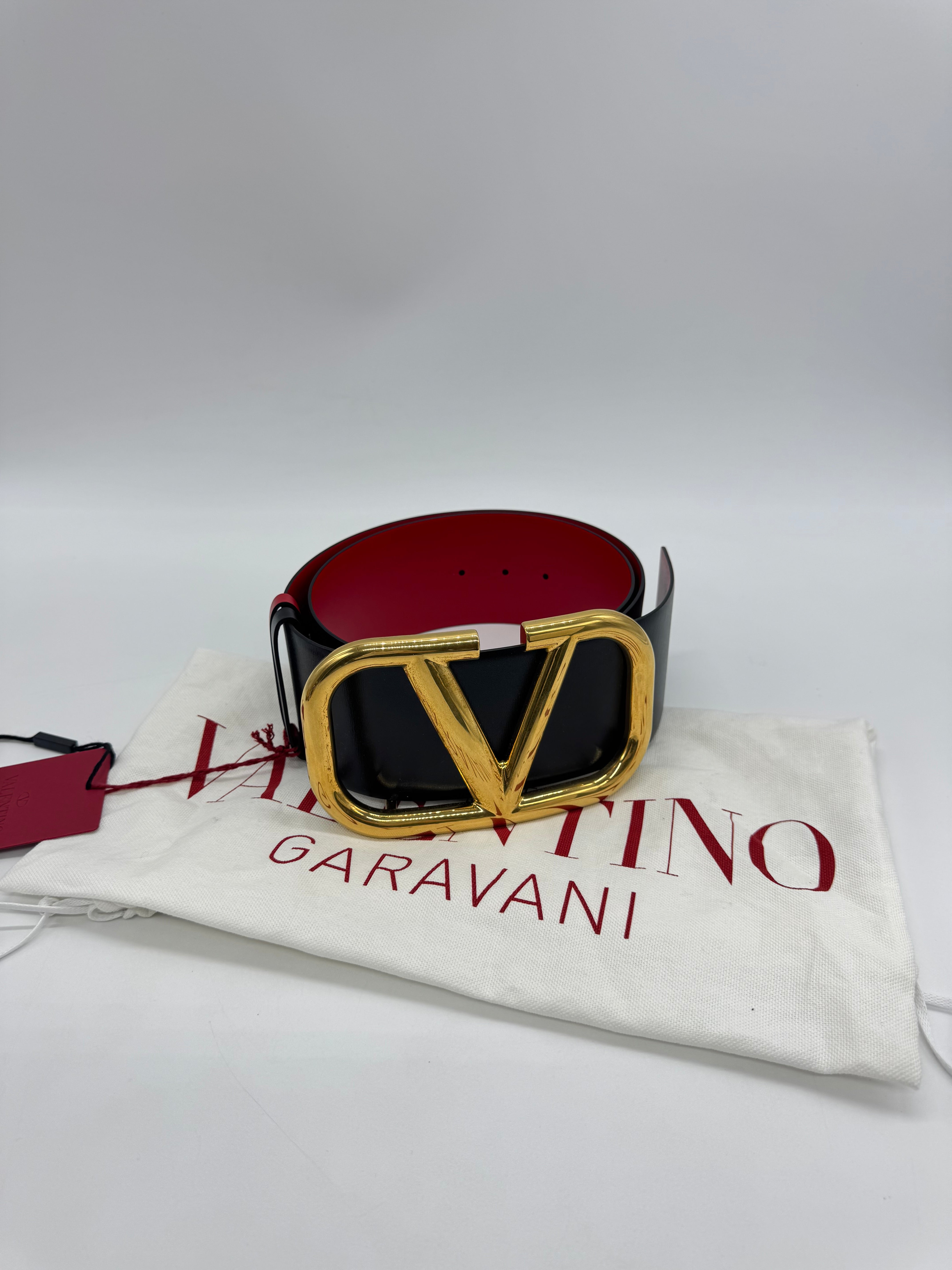 Valentino Cintura V Logo 7cm