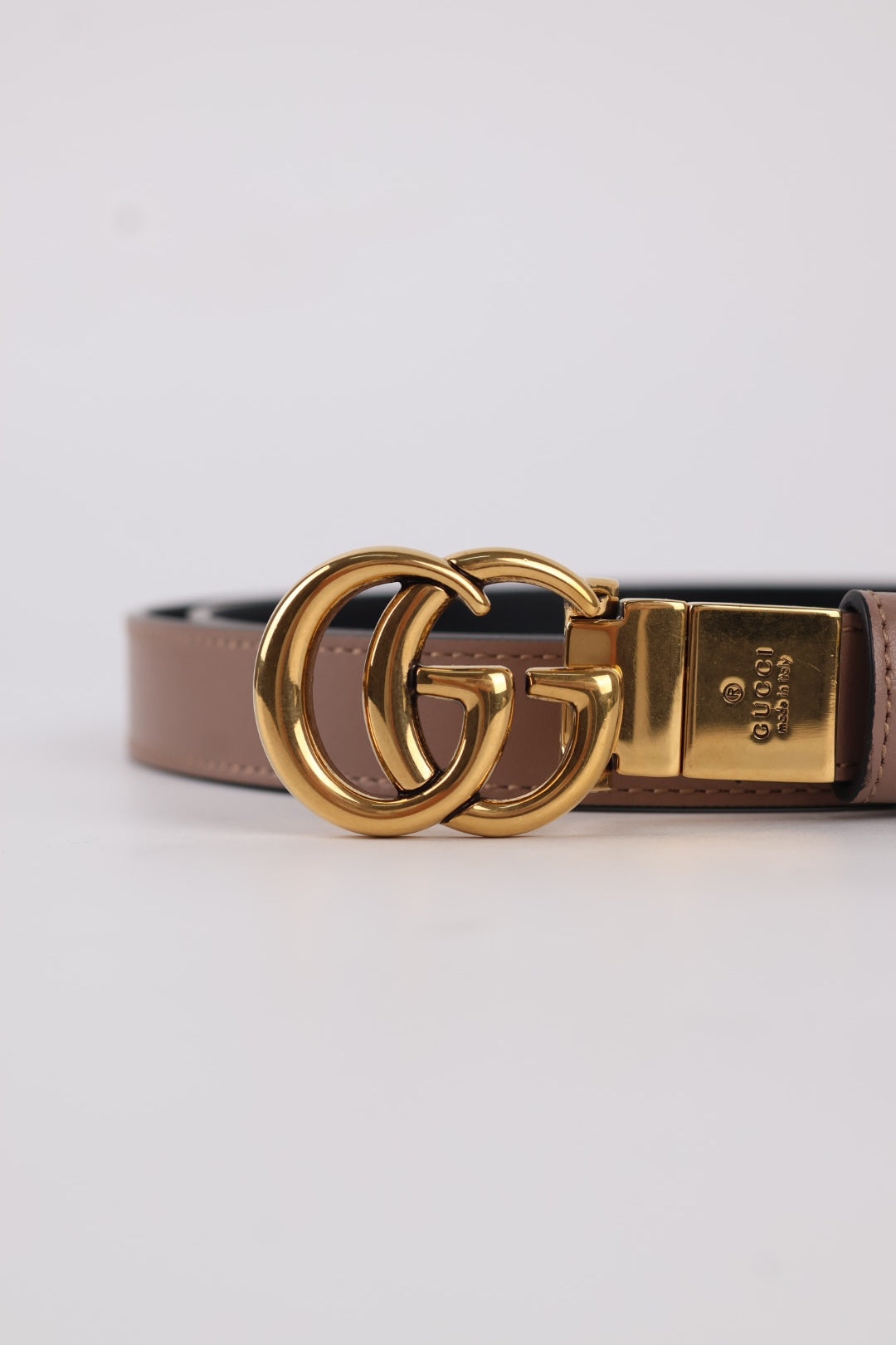 Gucci Cintura Marmont 2cm Reversibile