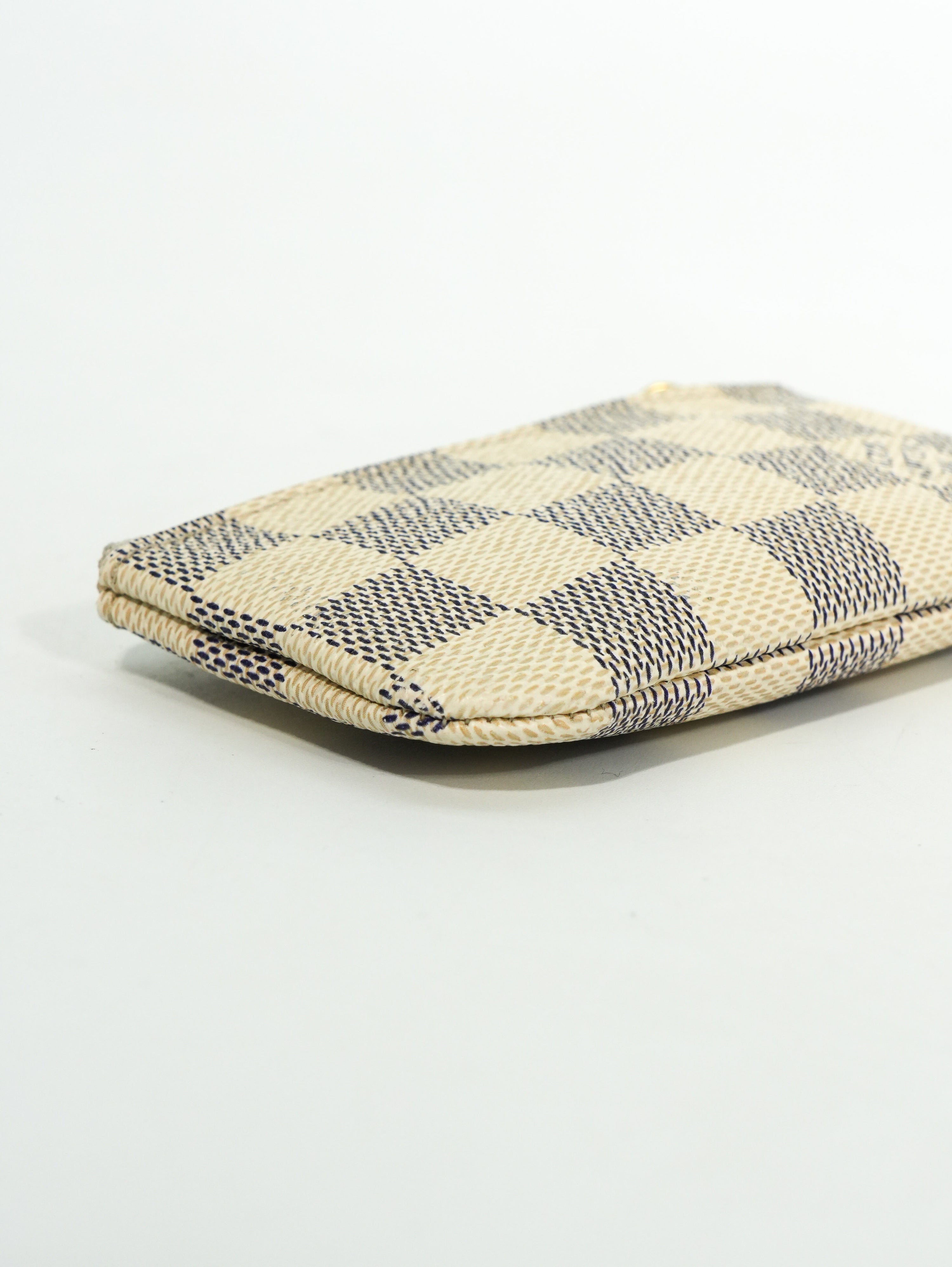 Louis Vuitton Key Pouch Damier Azur