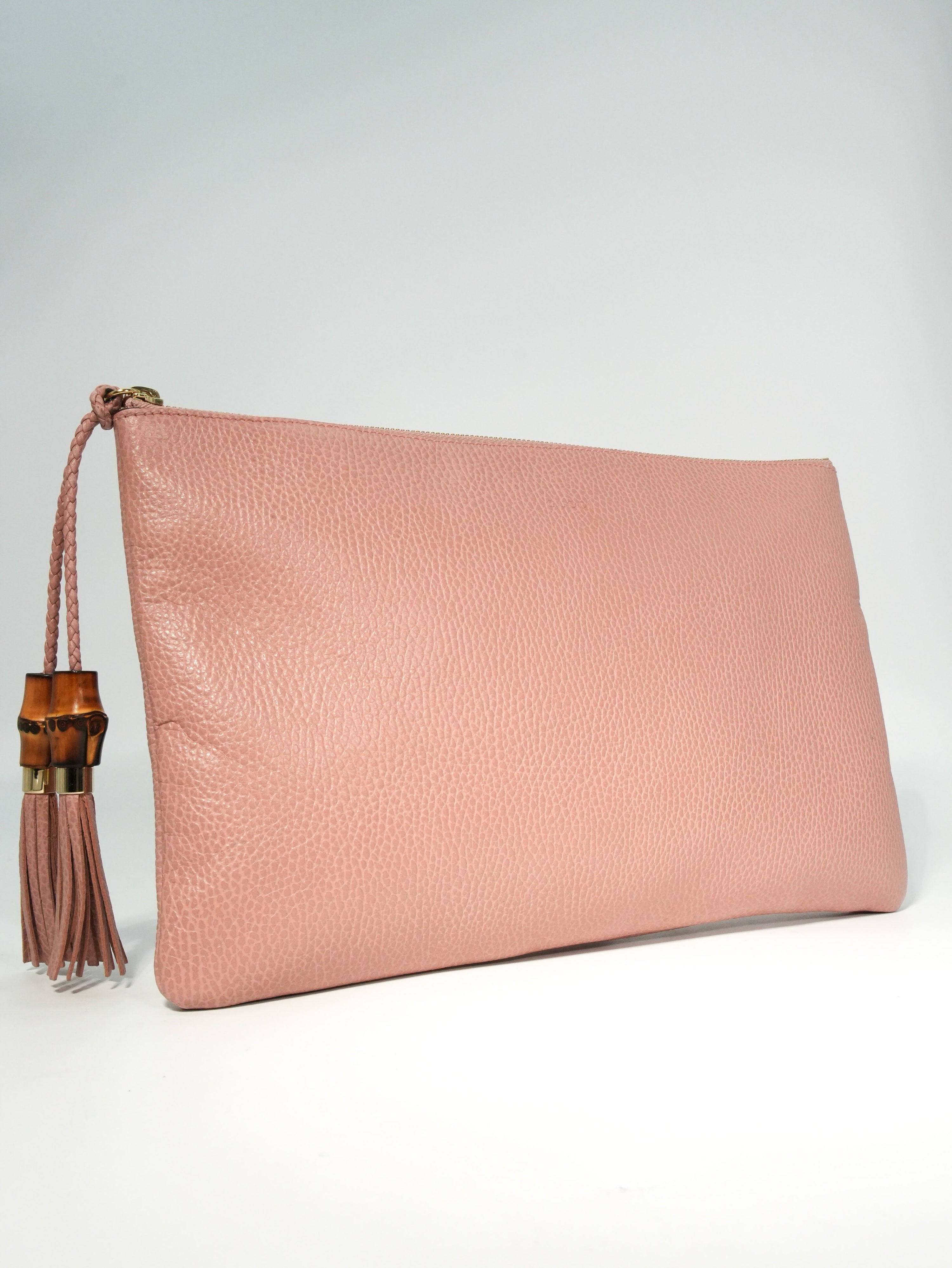 Gucci Pochette Bamboo in Pelle