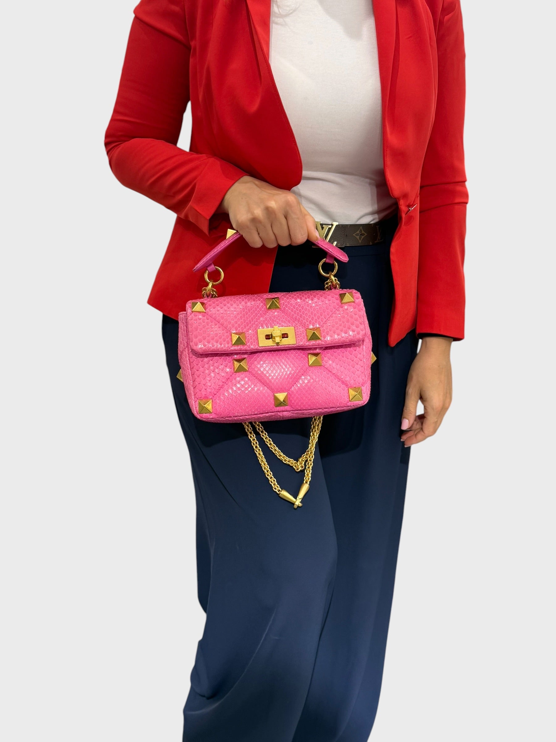 Valentino Roman Stud Pitone
