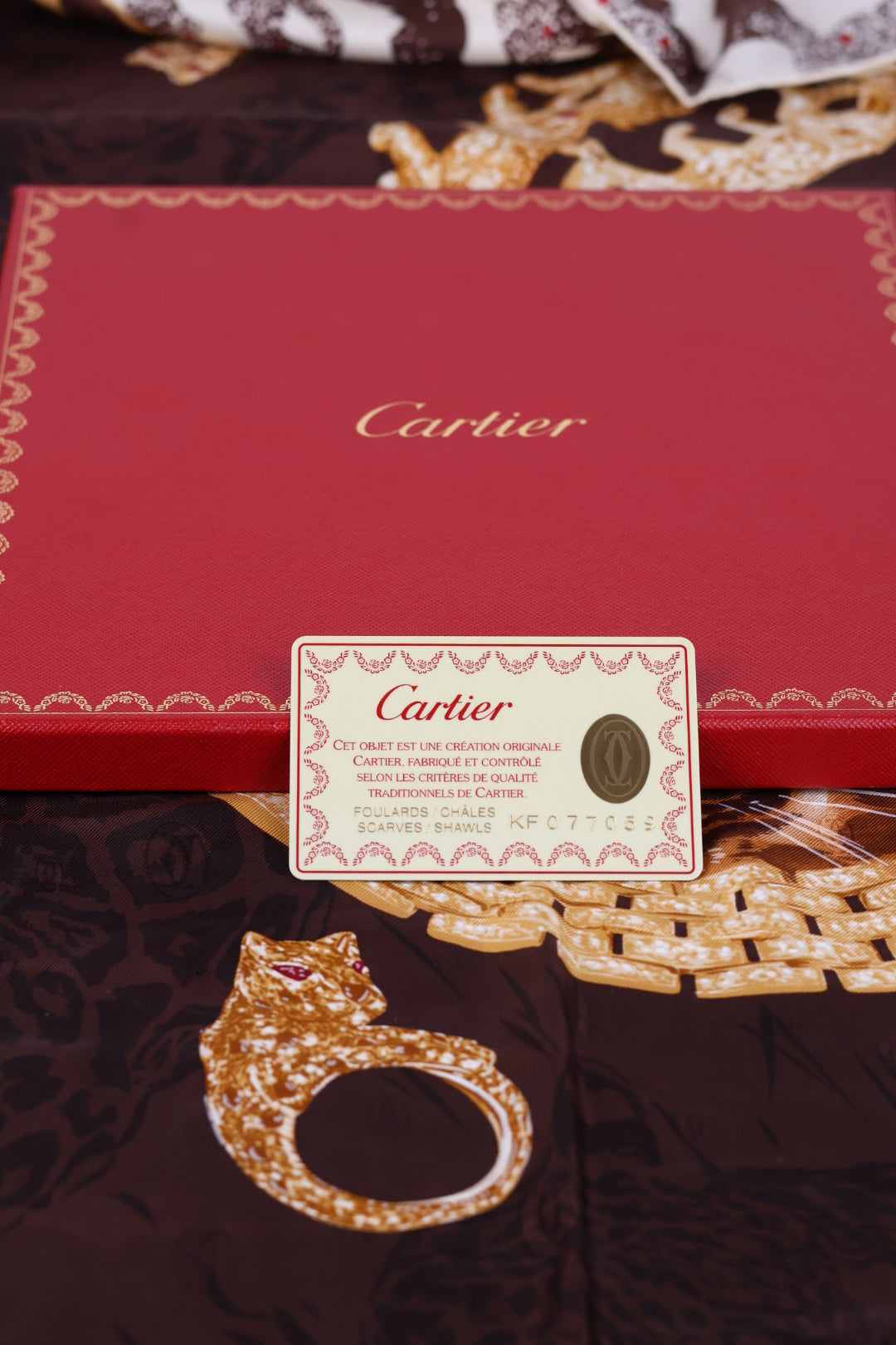 Cartier Foulard Panthère Jolie