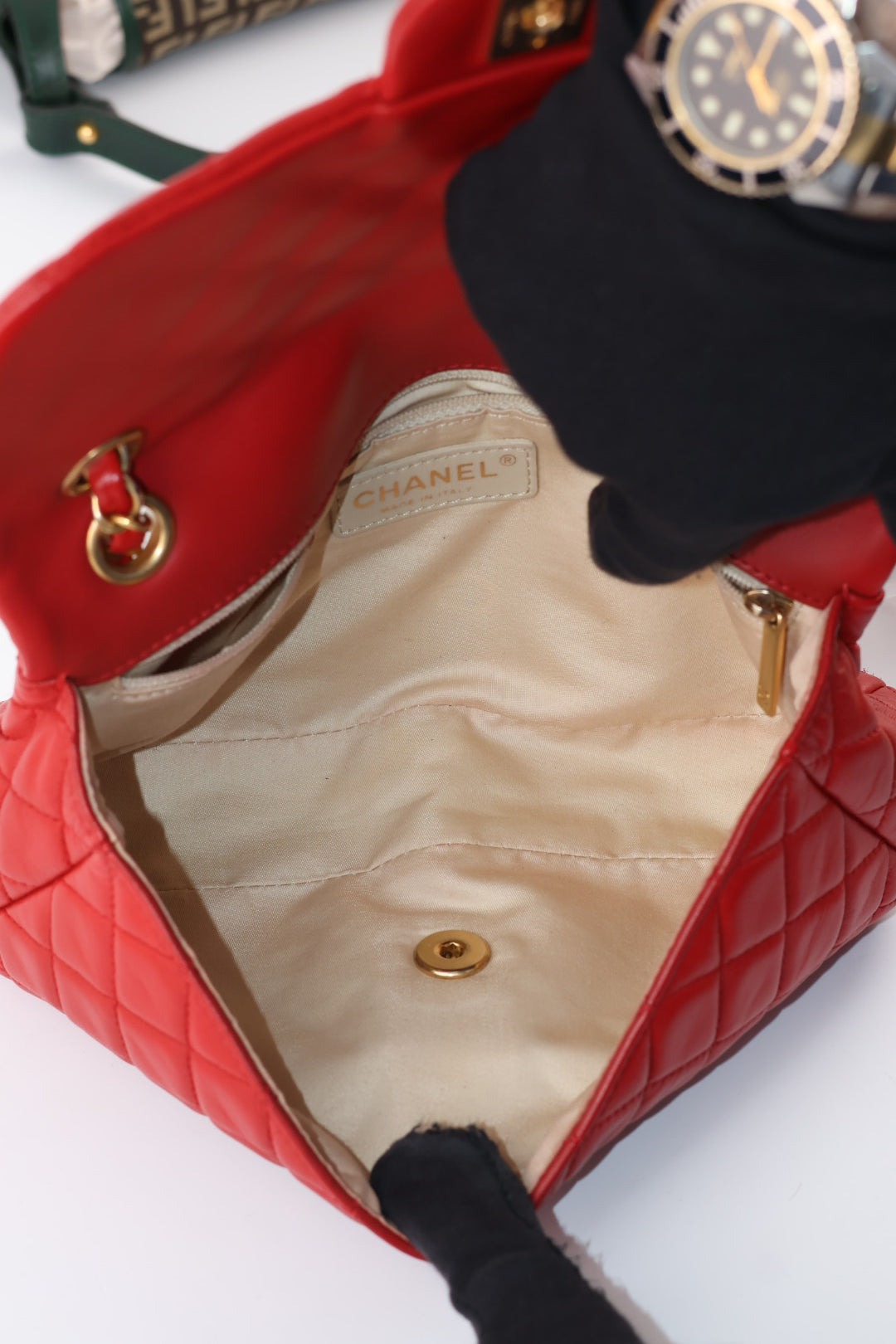 Chanel Classic Charms Matelassé