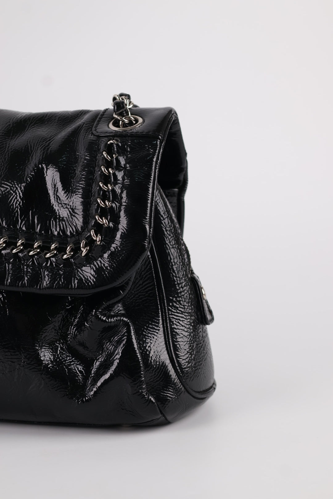 Chanel Classic Chain a Spalla Vernis
