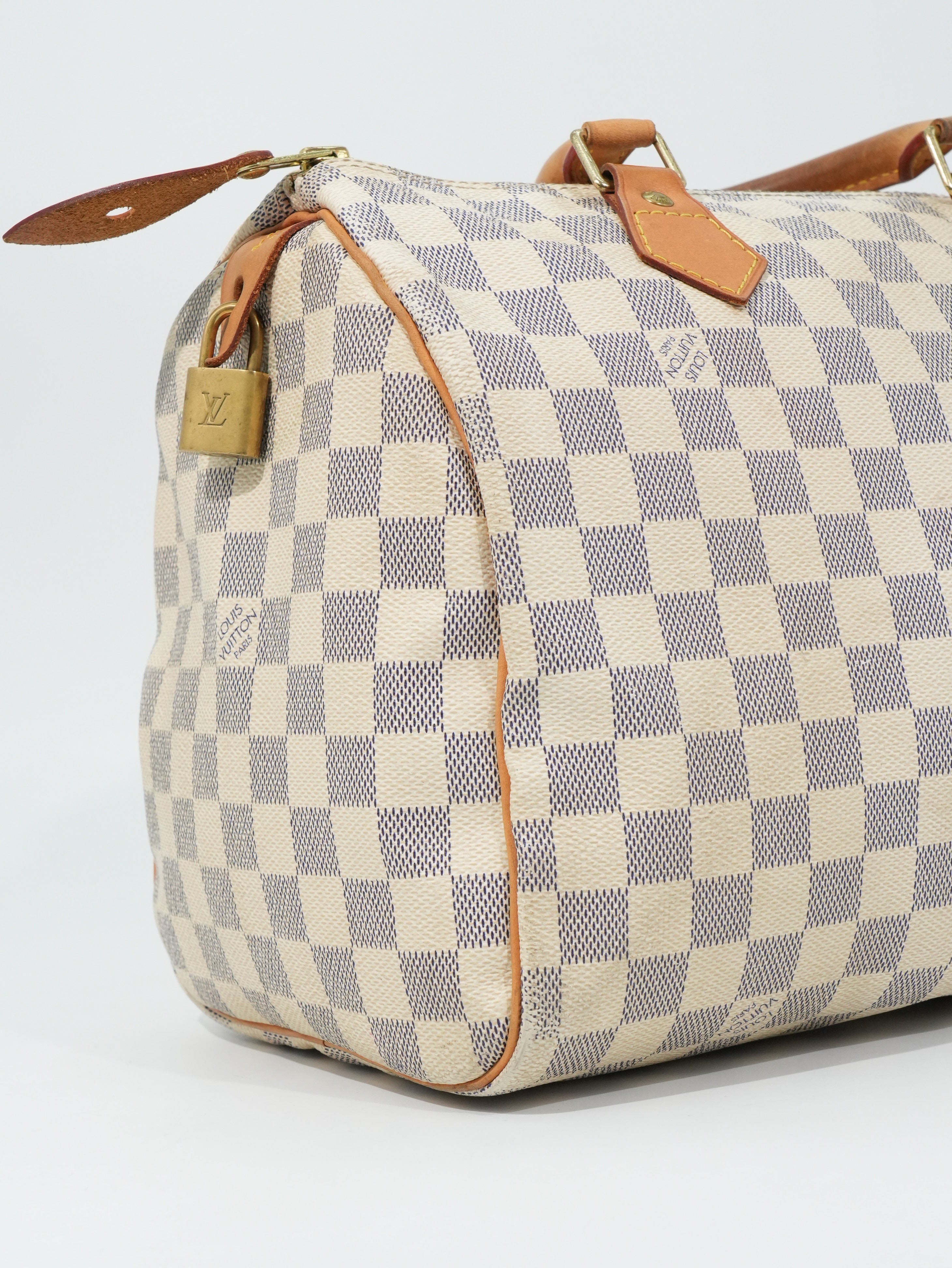 Louis Vuitton Speedy 30 Damier Azur