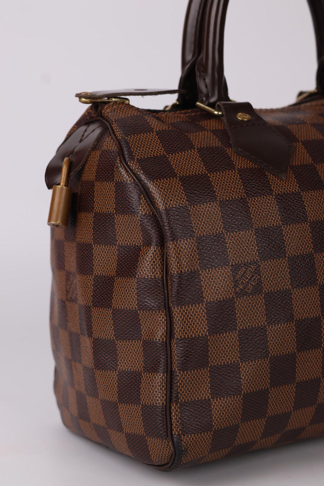 Louis Vuitton Speedy 25 Damier Ébène con Tracolla