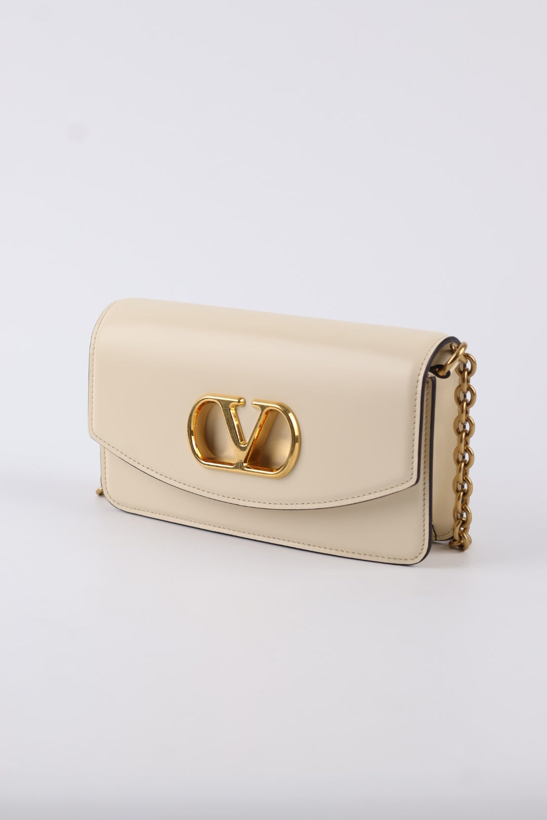 Valentino Clutch Vain in Pelle