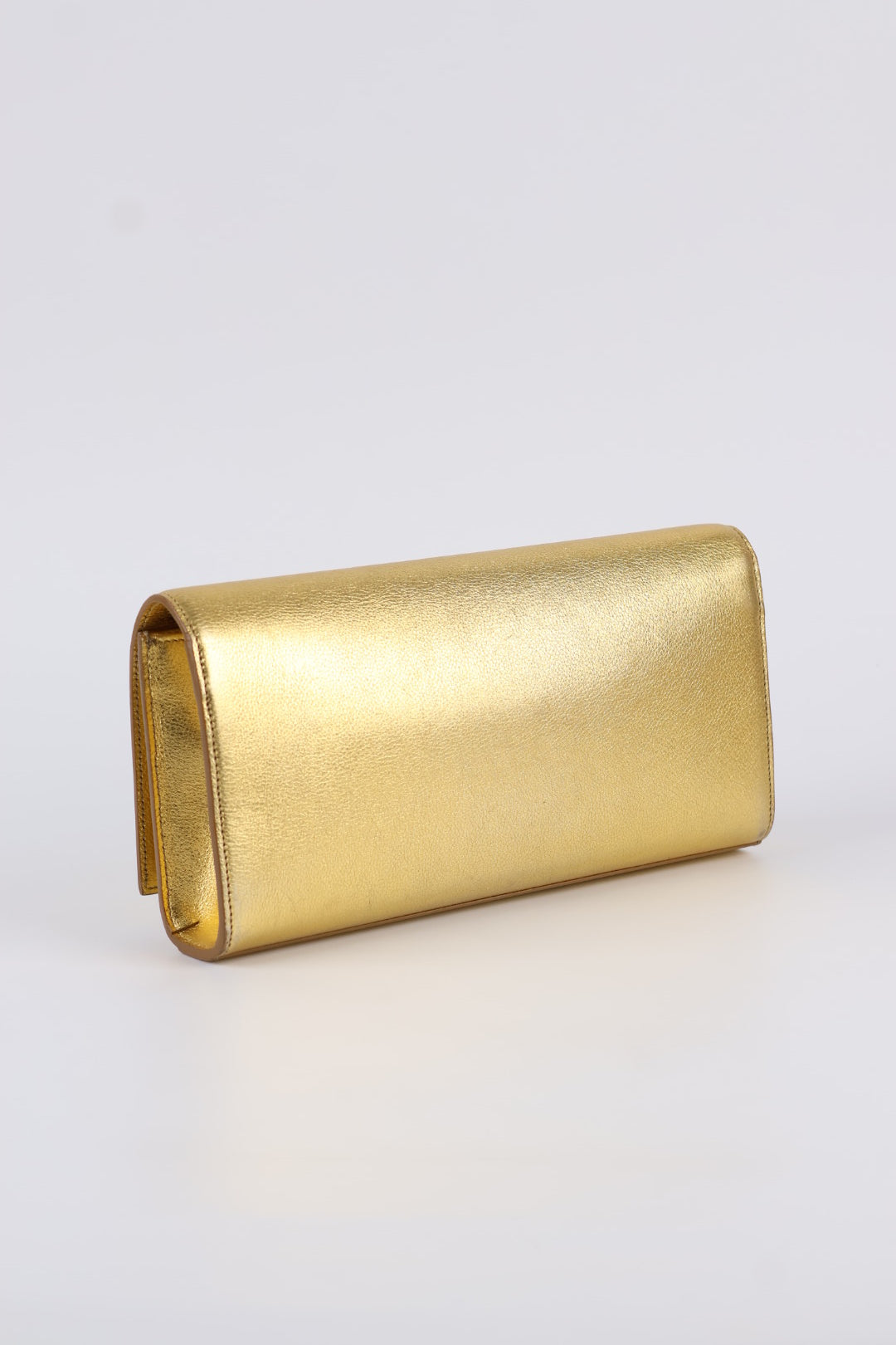 Saint Laurent Kate Clutch Gold
