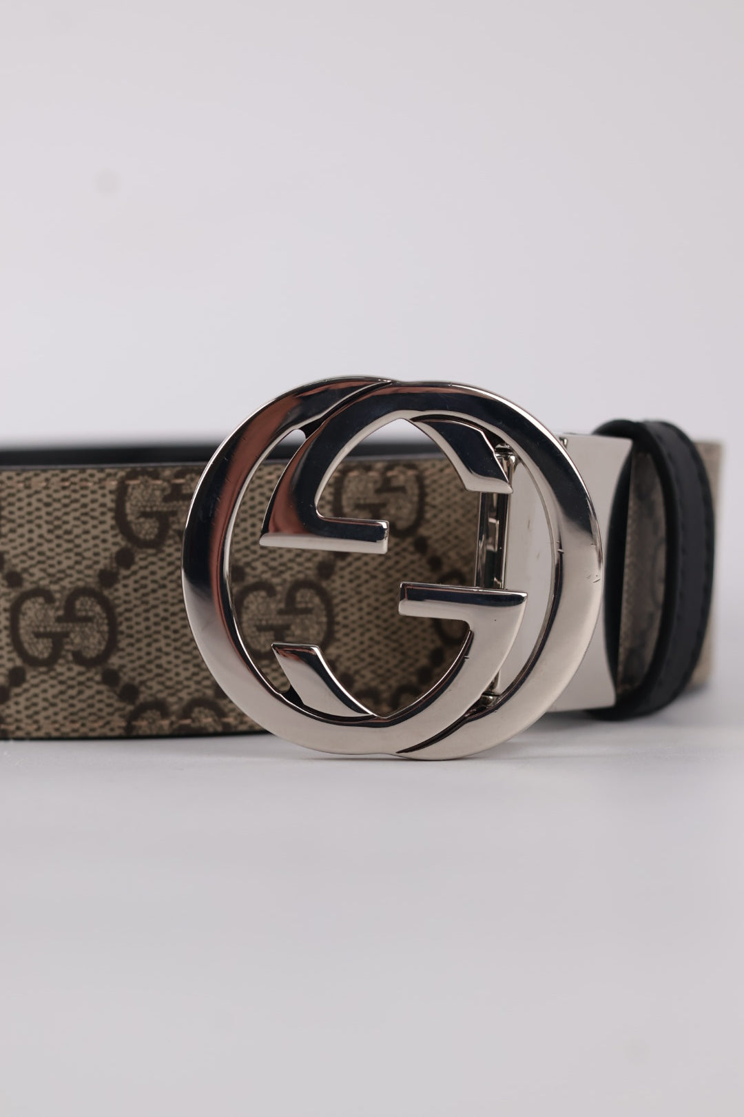 Gucci Cintura Interlocking GG Supreme
