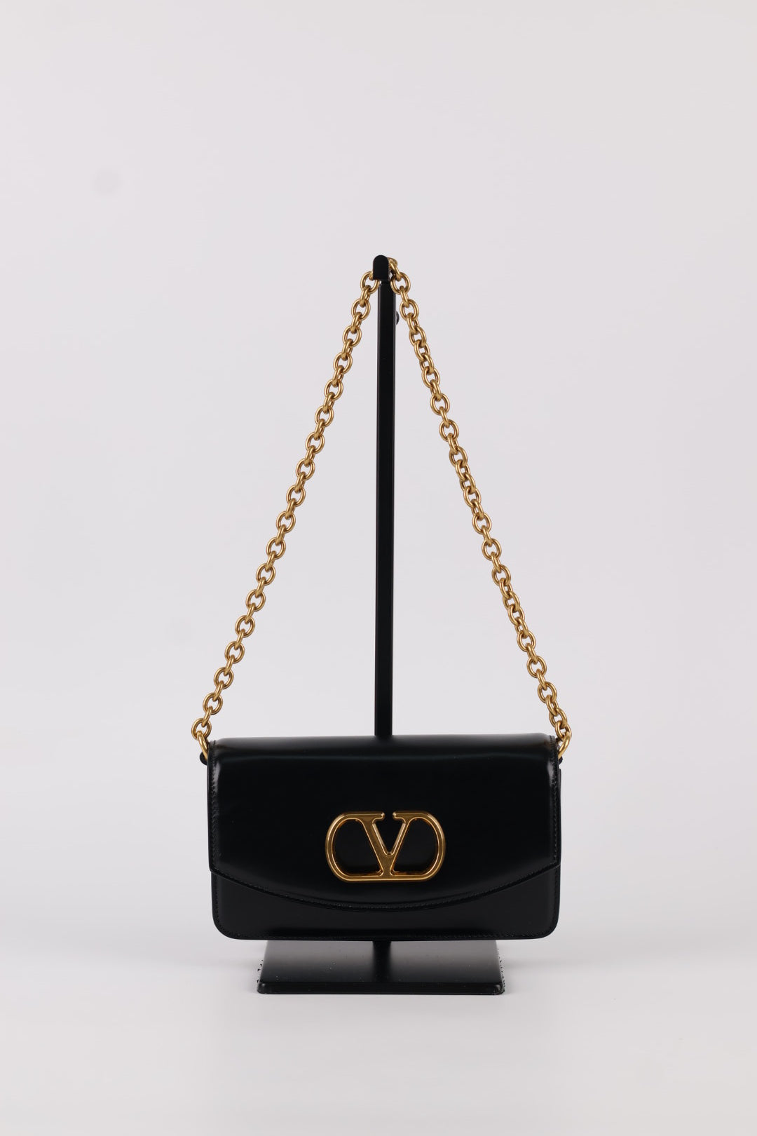 Valentino Clutch Vain in Pelle